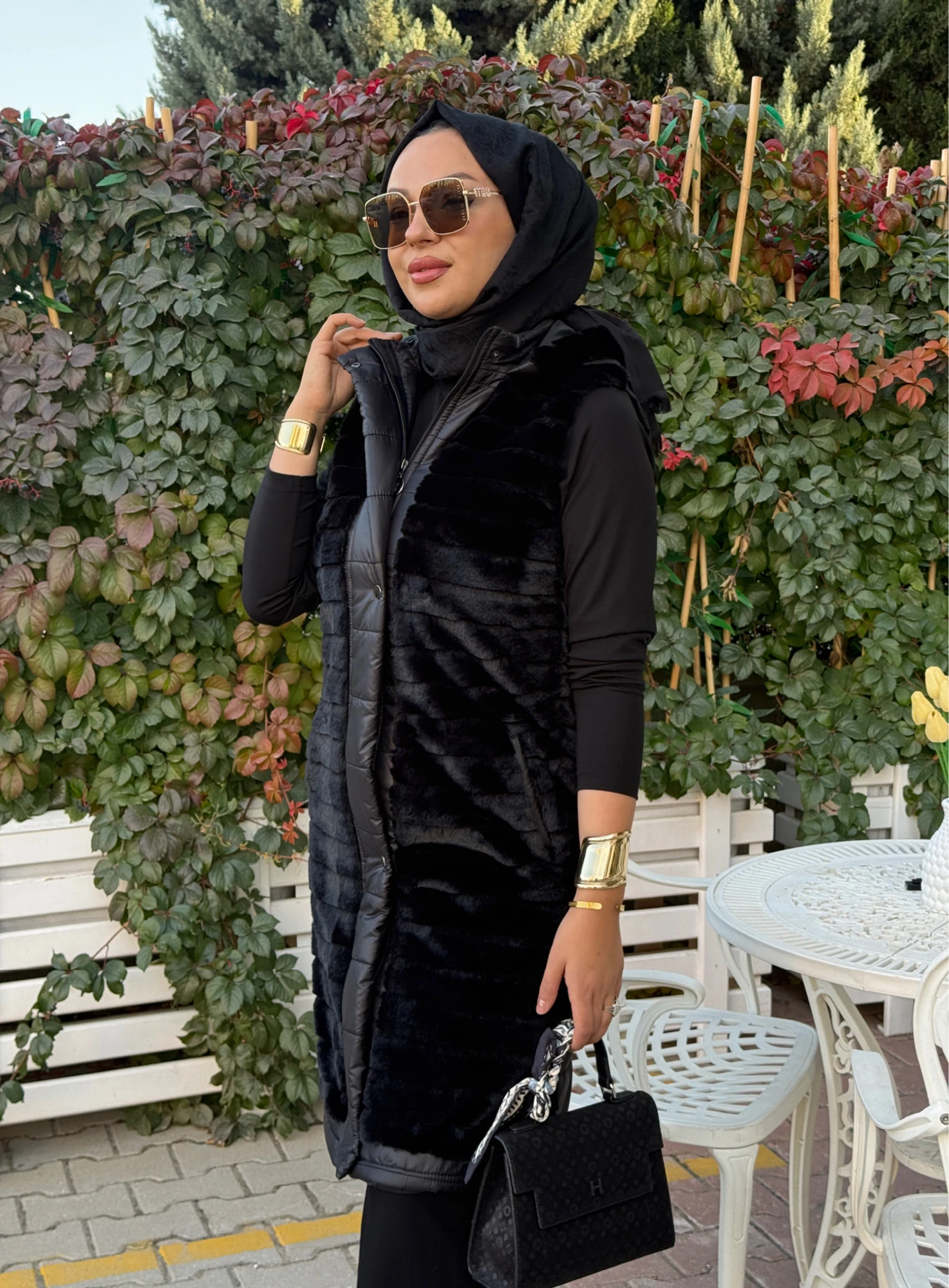 ANGORA ŞİŞME YELEK