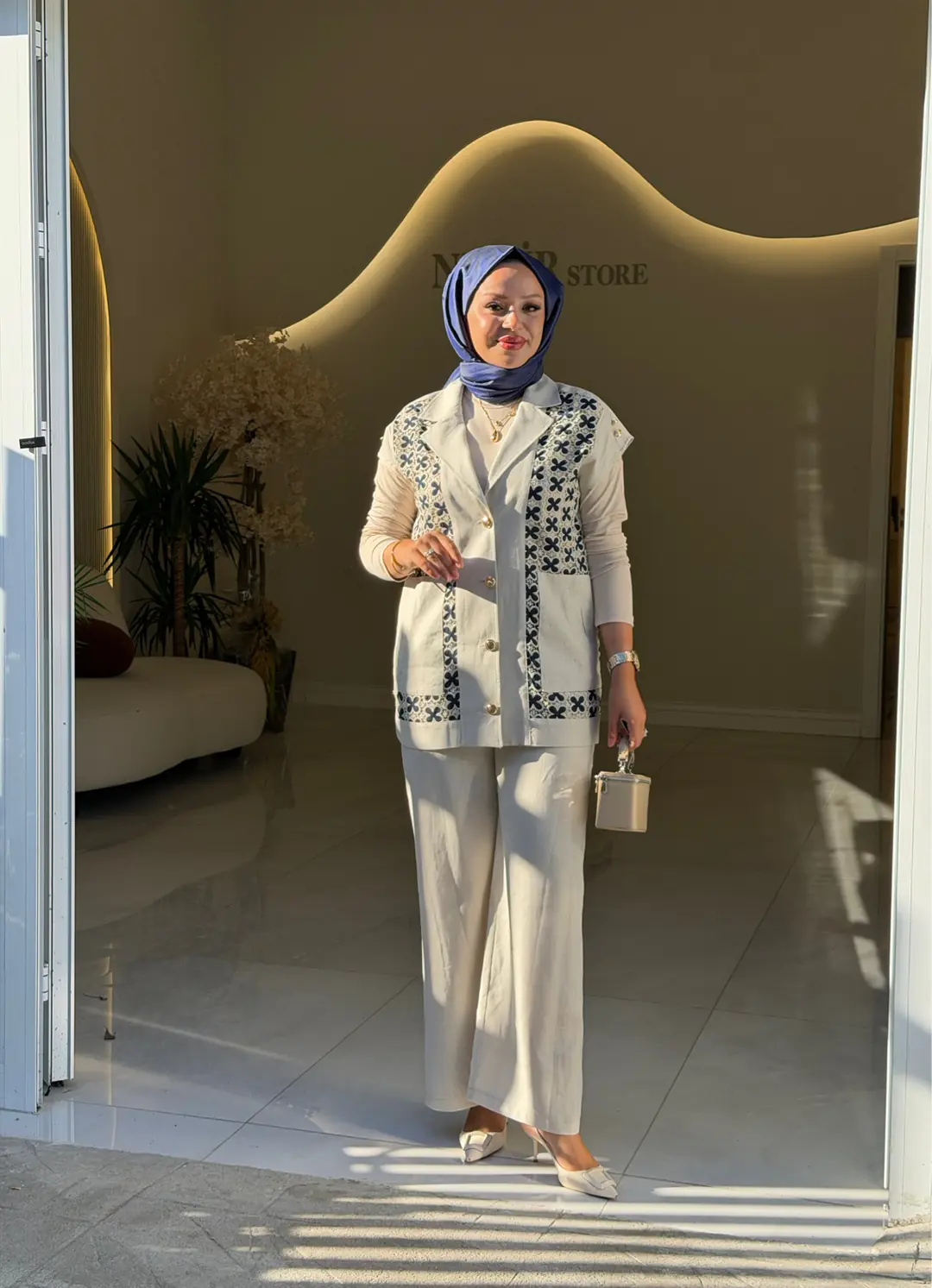 TIĞ 5123 GÜPÜR DETAYLI YELEKLİ TAKIM