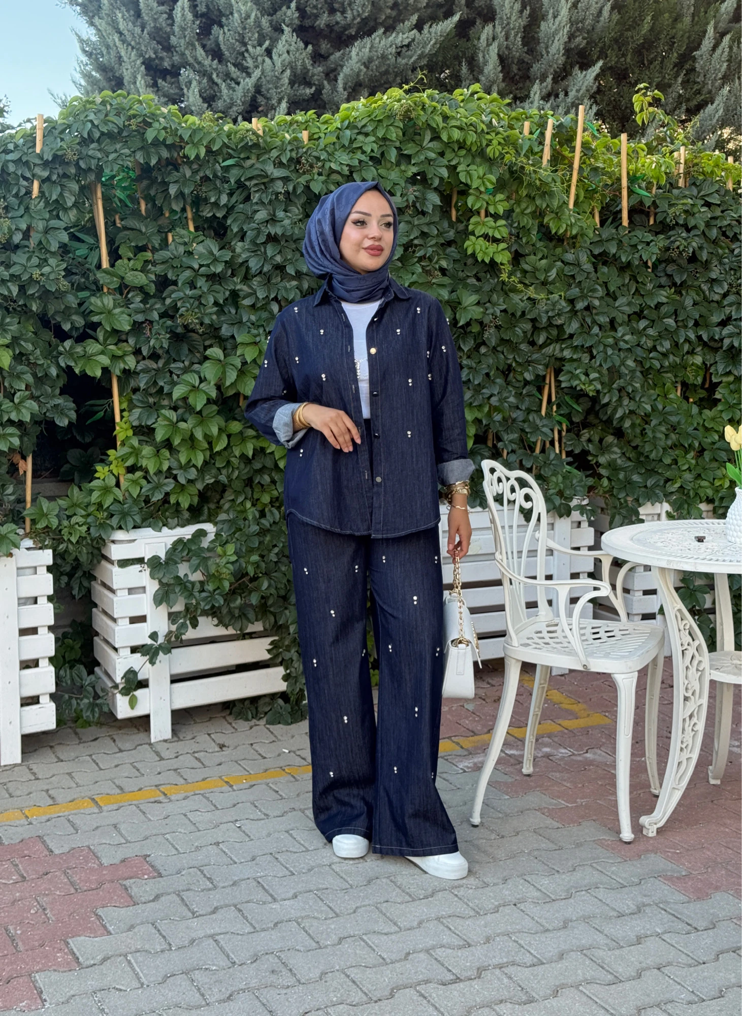 MOOROFMOOR TAŞLI TENSEL TAKIM