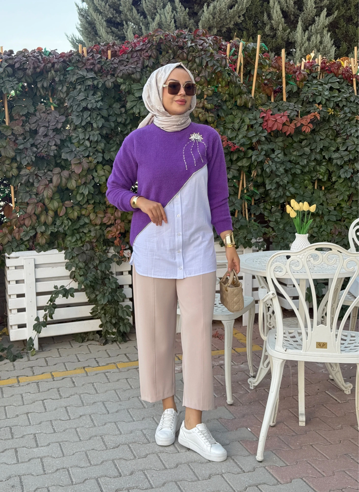 ANGORA DETAYLI KAZAK