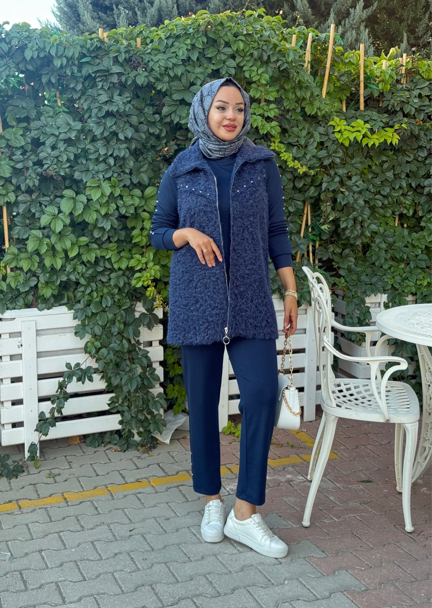 PUREVA YÜN YELEKLİ 3LÜ TAKIM