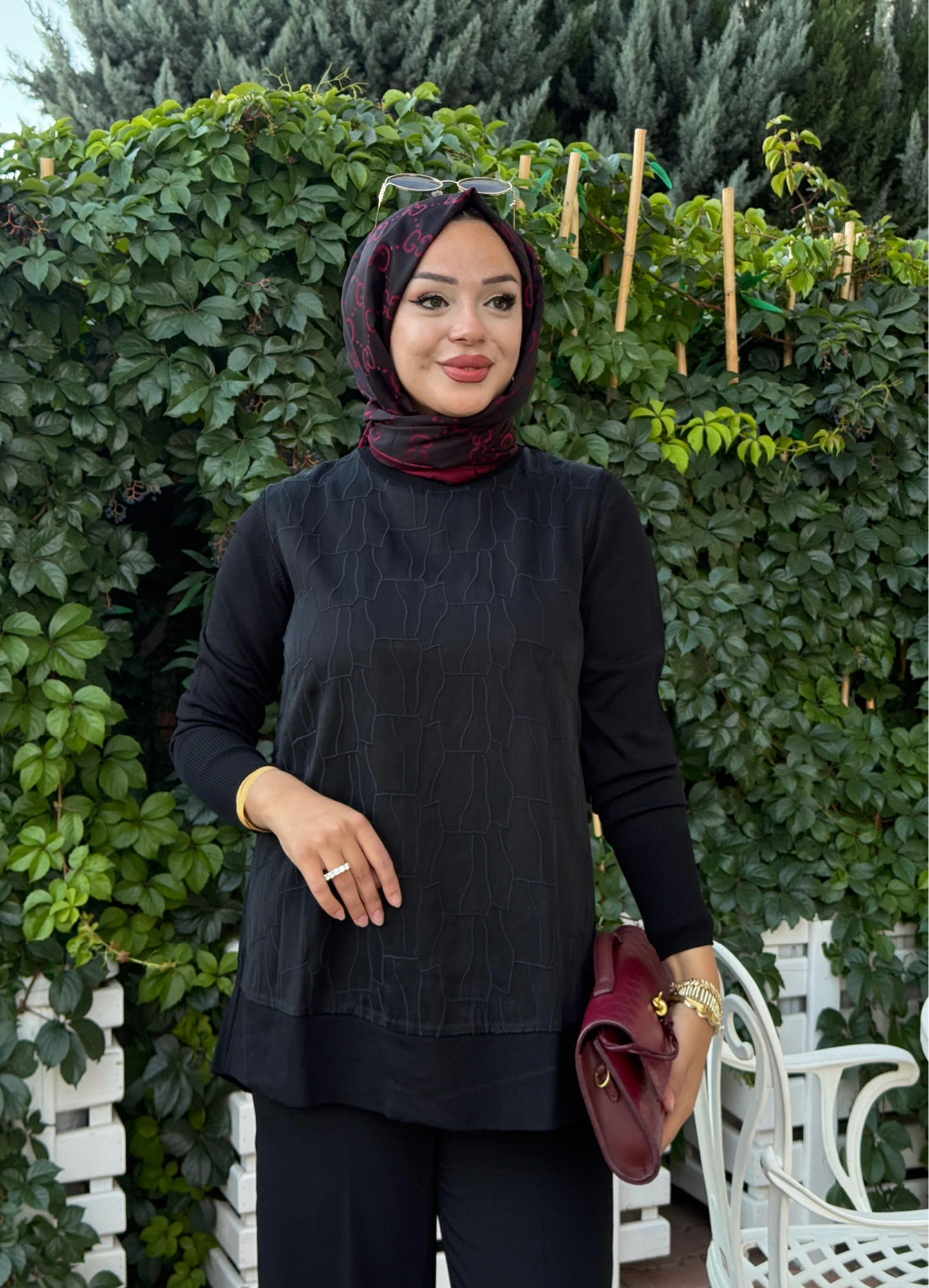 NUSS İPEK QUPRA DETAYLI BLUZ