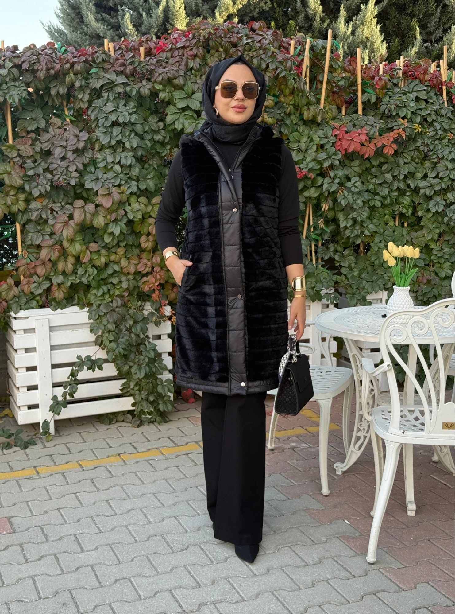 ANGORA ŞİŞME YELEK