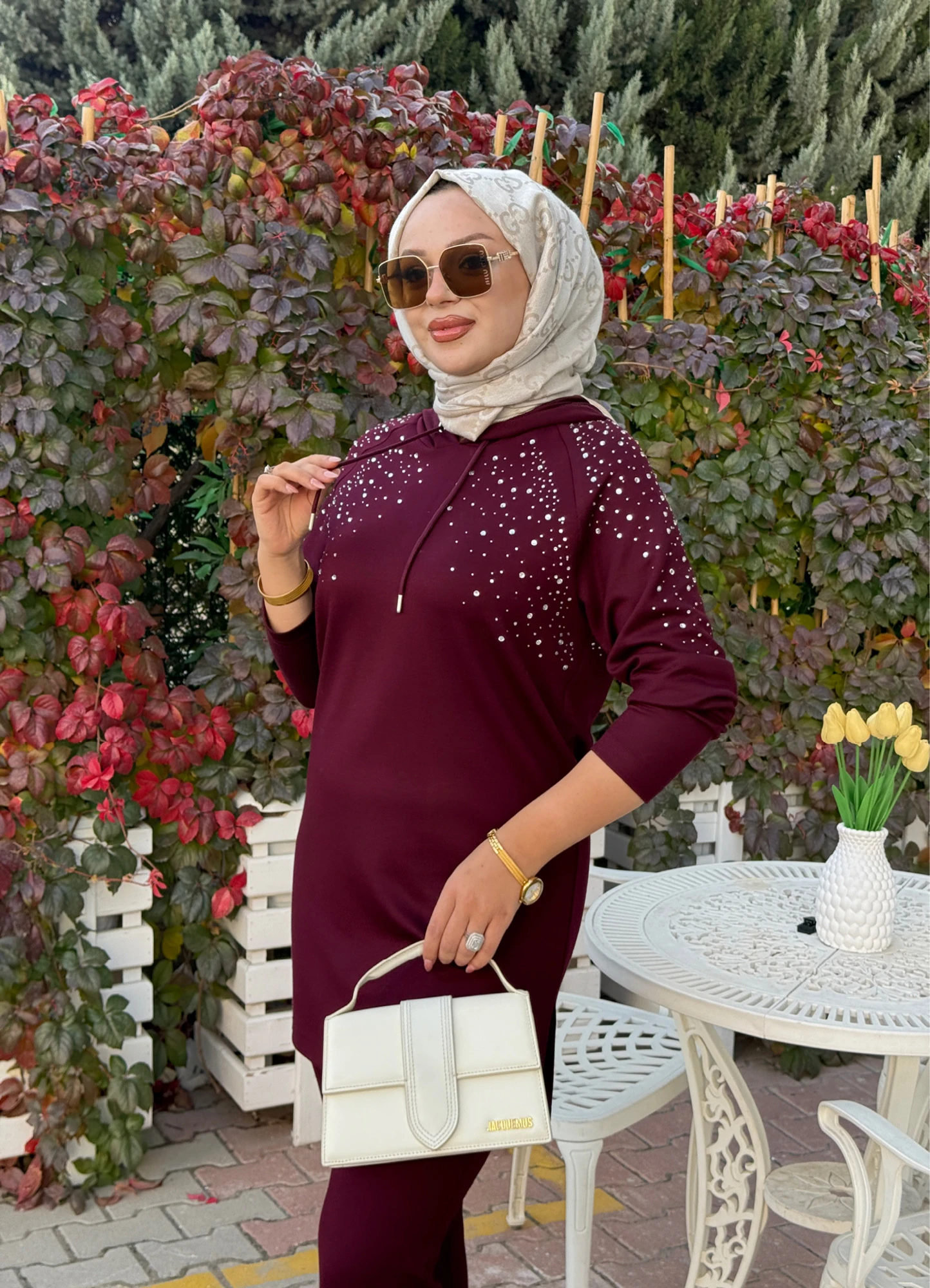 İPEK BAMBU KAPŞONLU TAKIM 