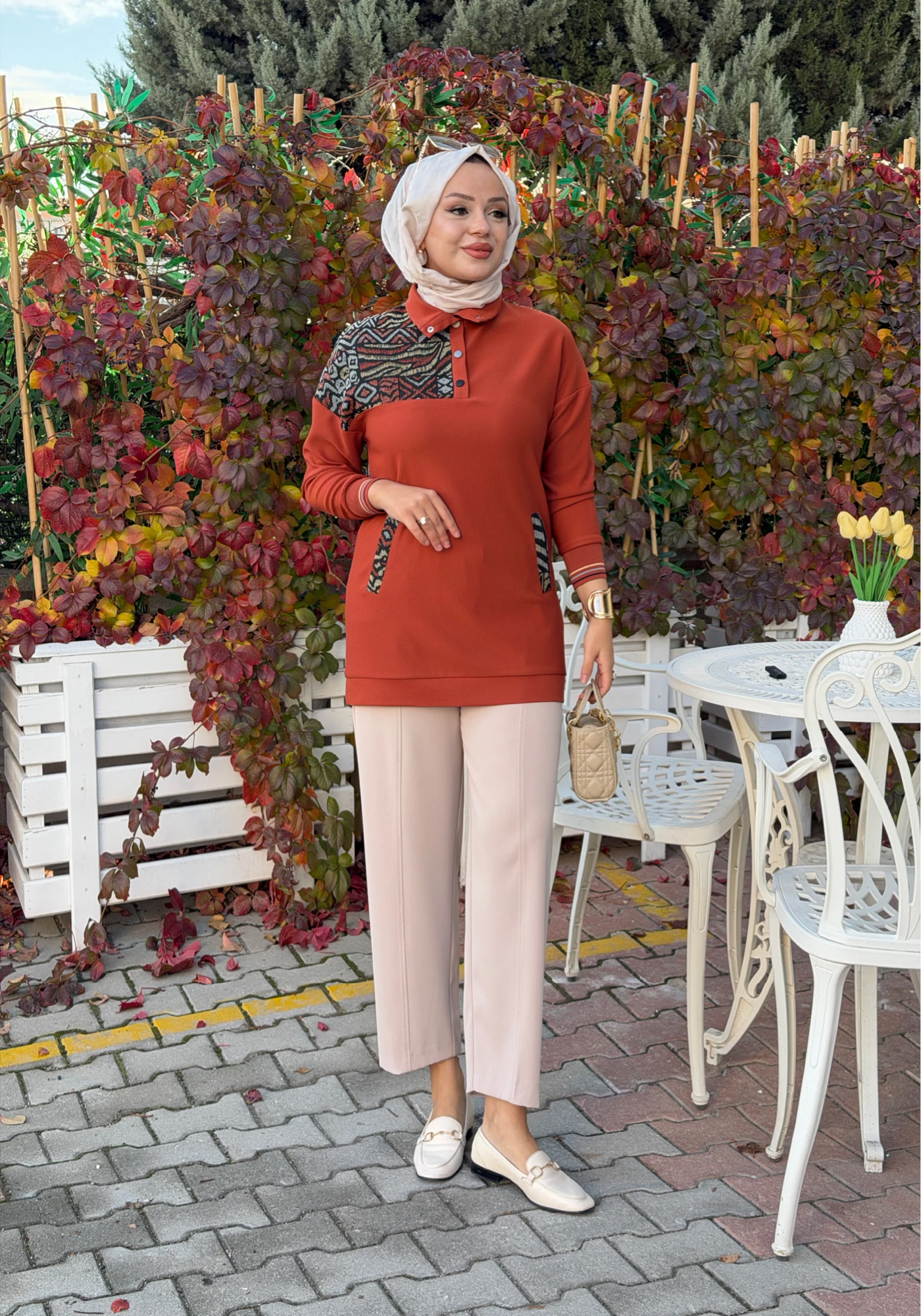 KİLİM DESENLİ SWEAT