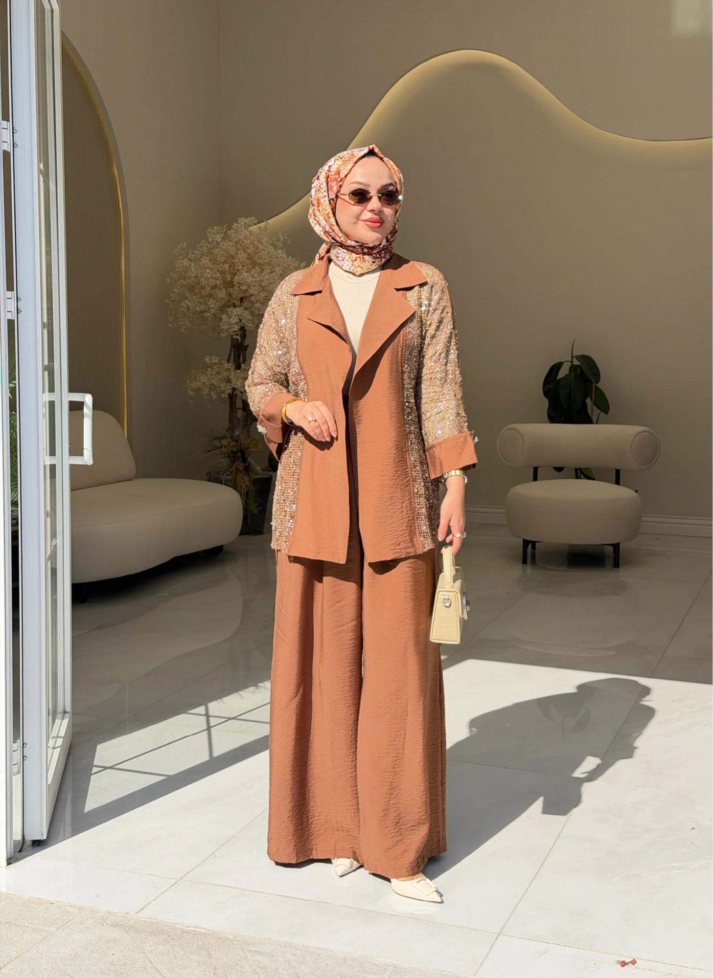 MOOR 4057 PAYETLİ VE FİLE DETAYLI KUŞAKLI TAKIM