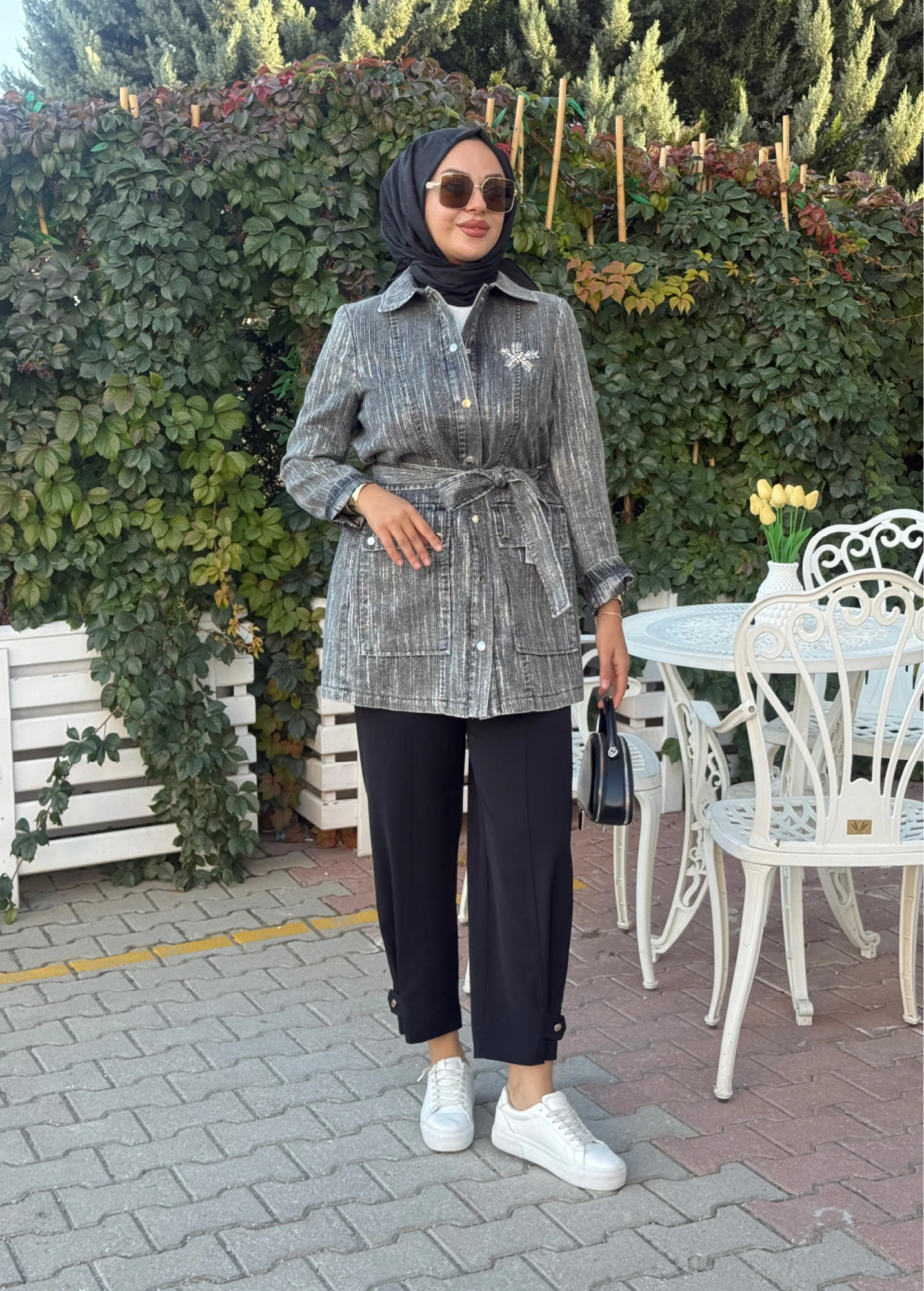 JAKARLI DENİM CEKET