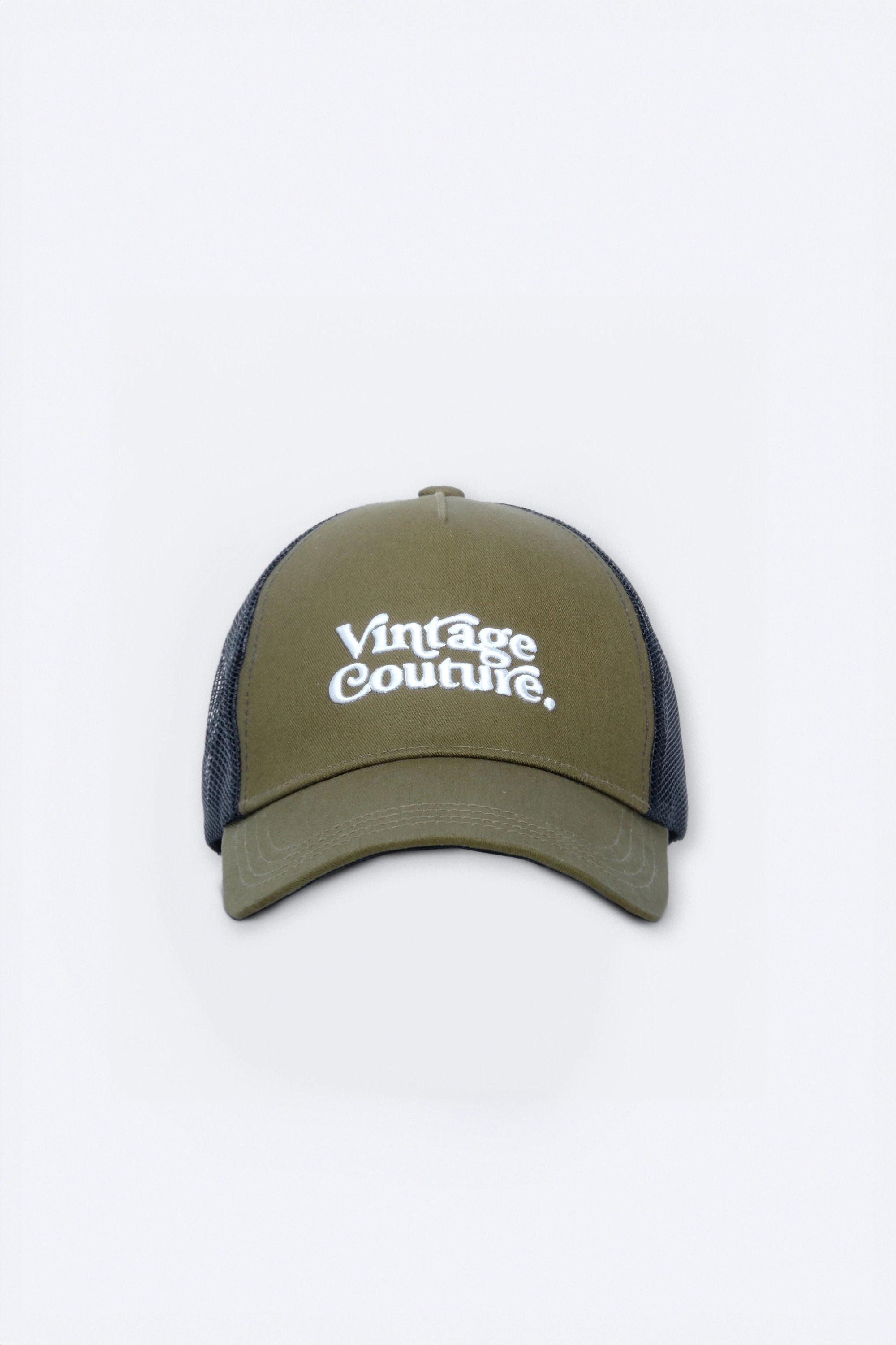 Dulbois Pamuklu File Tasarımlı Kep Şapka - Haki