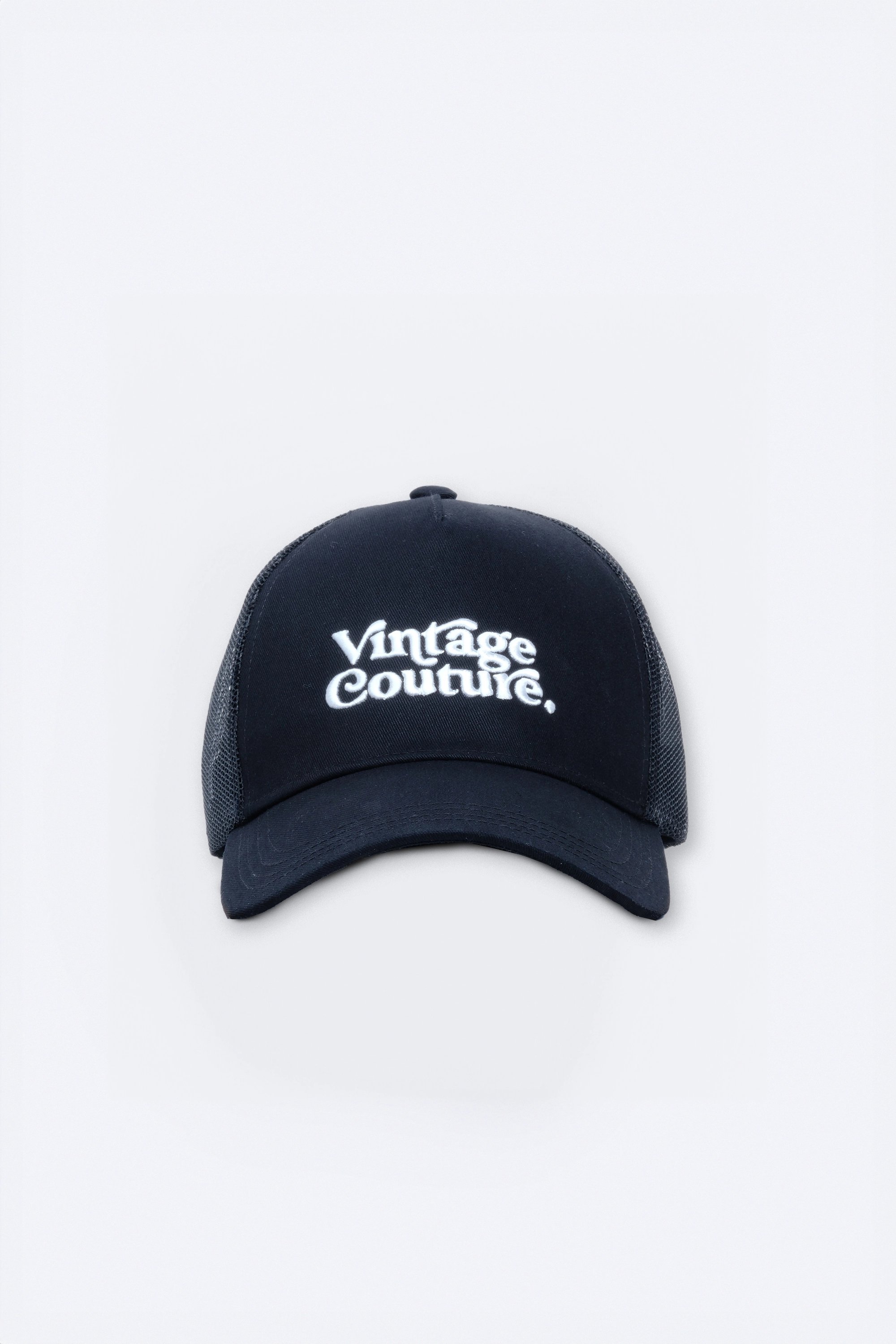 Dulbois Pamuklu File Tasarımlı Kep Şapka - Siyah