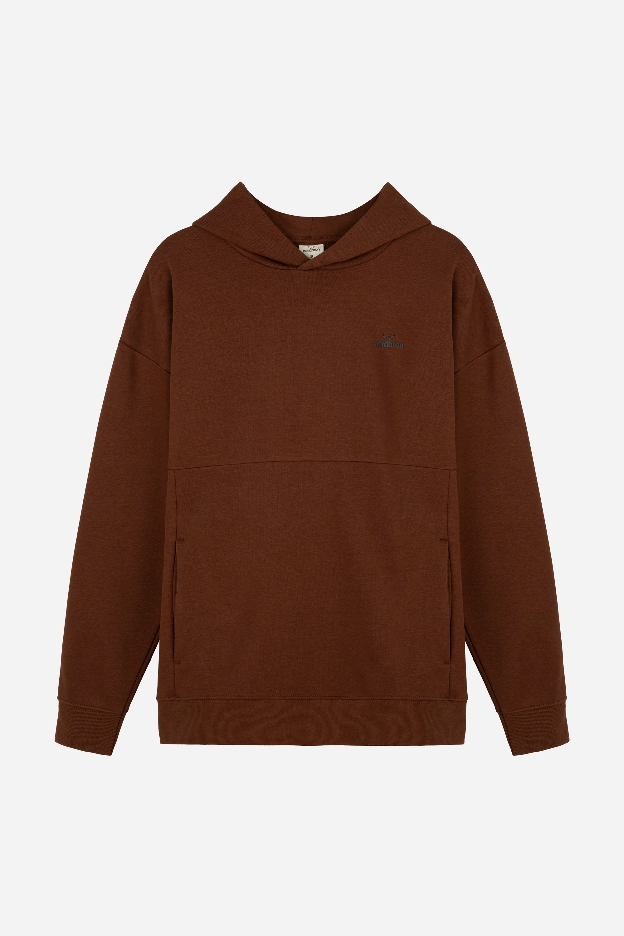 Nicol Hoodie Nordbron Man Sweatshirt - Brown