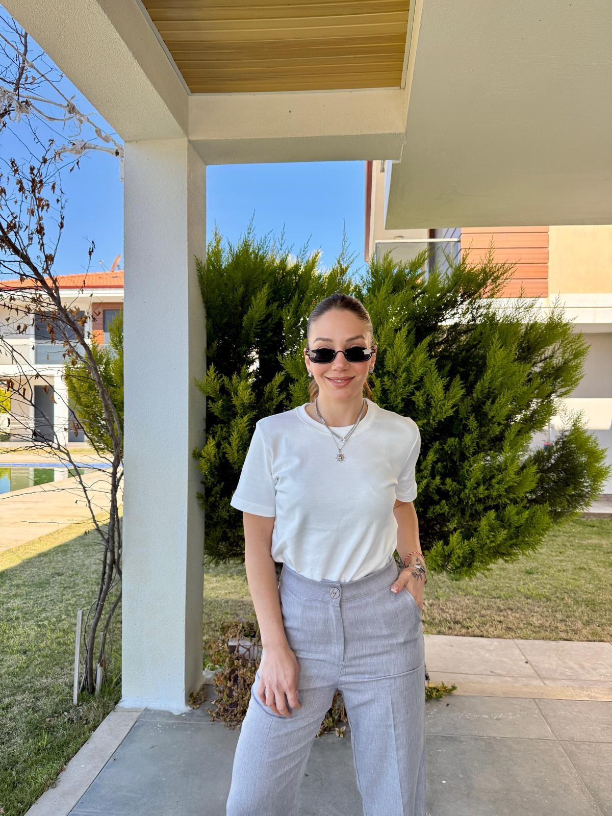 LUMA MARKA MODEL BEYAZ TSHİRT