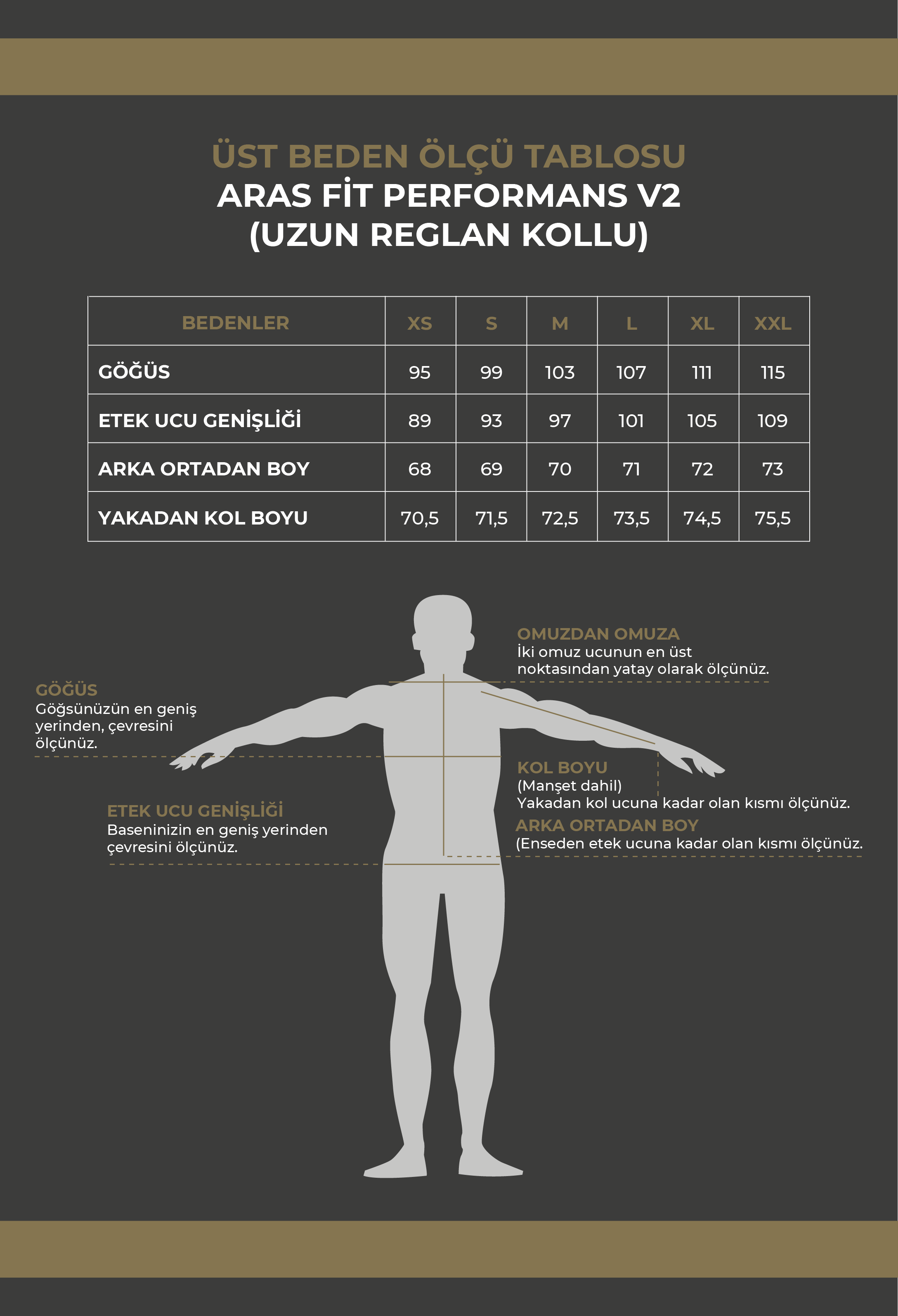 ARAS Fit Performans Uzun Kollu V2 | ANAFARTA