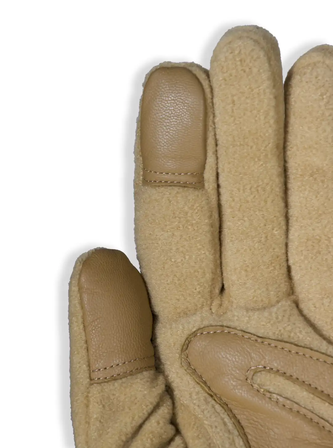 Fleece Gloves – Touchscreen & Leather Palm | ANAFARTA