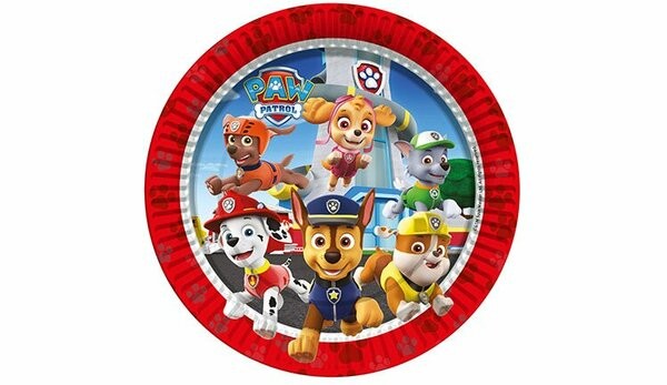 B.E. LİSANSLI PAW PATROL REFRESH TABAK 23 CM 8'Lİ