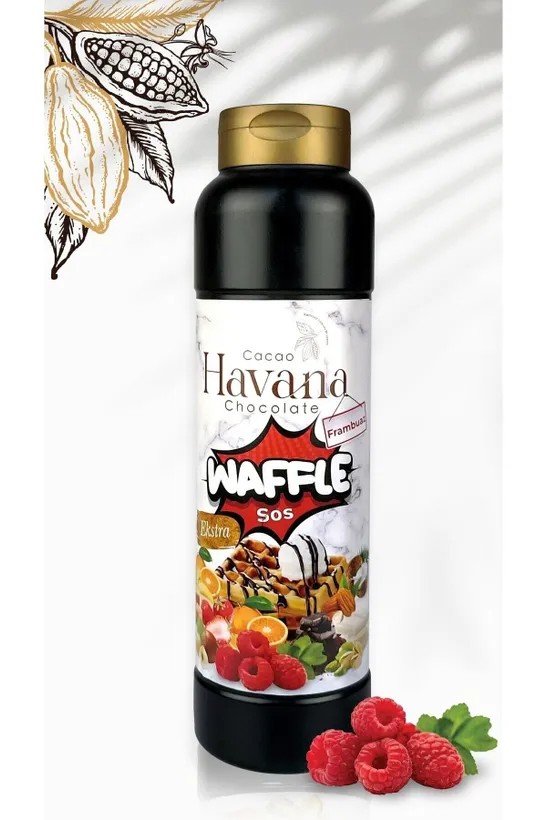 CACAO HAVANA EXTRA FRAMBUAZ WAFFLE SOSU - 1000 GR/ŞİŞE