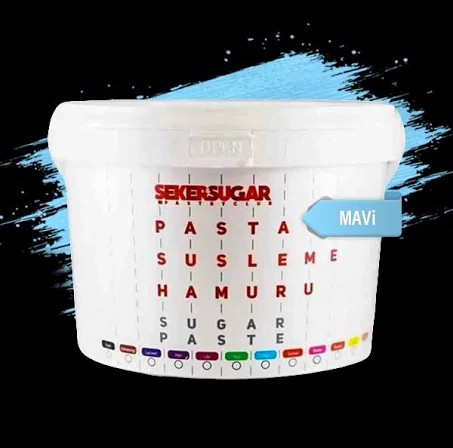 Ş.ŞUGAR ŞEKER HAMURU MAVİ 2.5KG