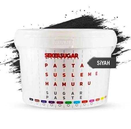 Ş.ŞUGAR ŞEKER HAMURU SİYAH  2.5KG