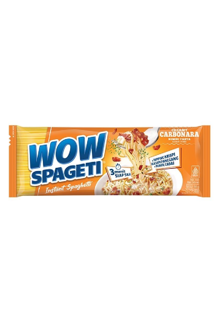 WOW Spageti Creamy Carbonara 84g Hazır Spagetti