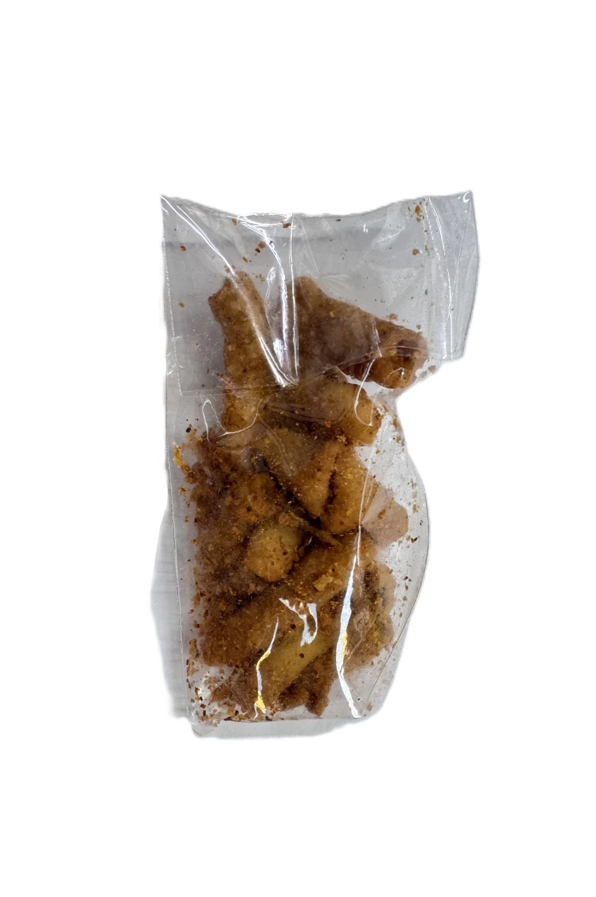 Keripik Usus Acılı 12 gr – Çıtır Tavuk Bağırsak Atıştırmalığı