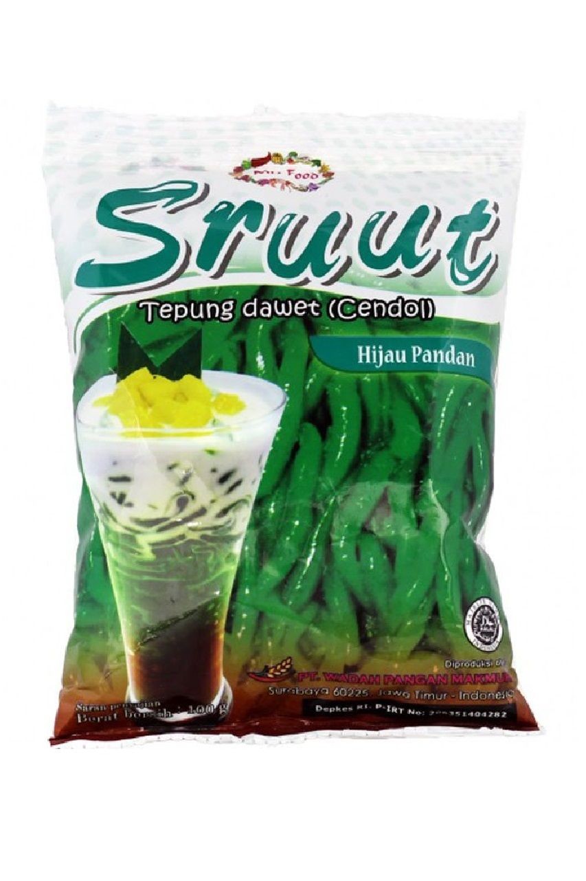 DAWET BUBUK SRUUT PREMIUM PANDAN 100 GR Pandan Aromalı Dawet Tozu CENDOL 1 paket
