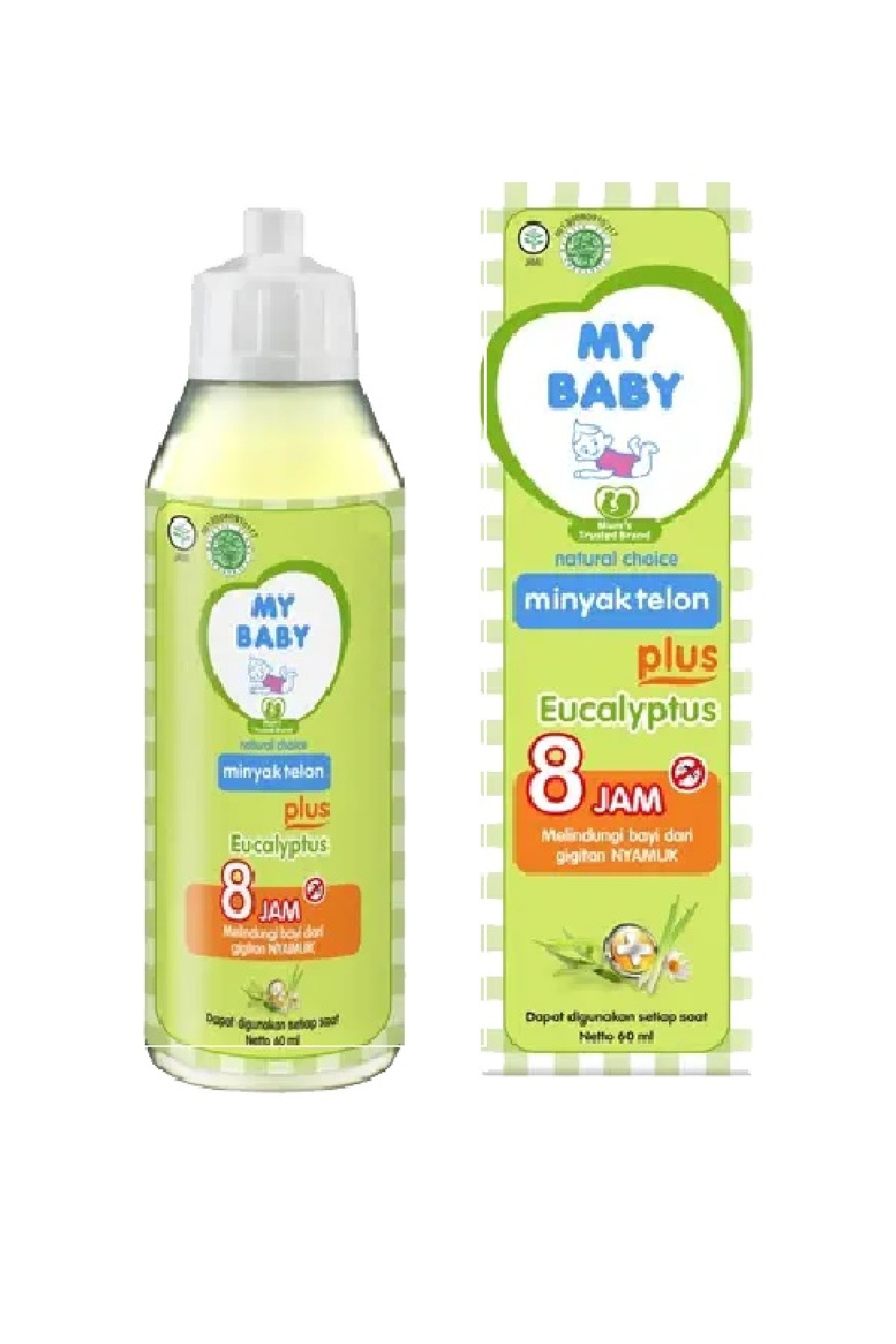 Minyak telon my baby plus eucalyptus 60 ml