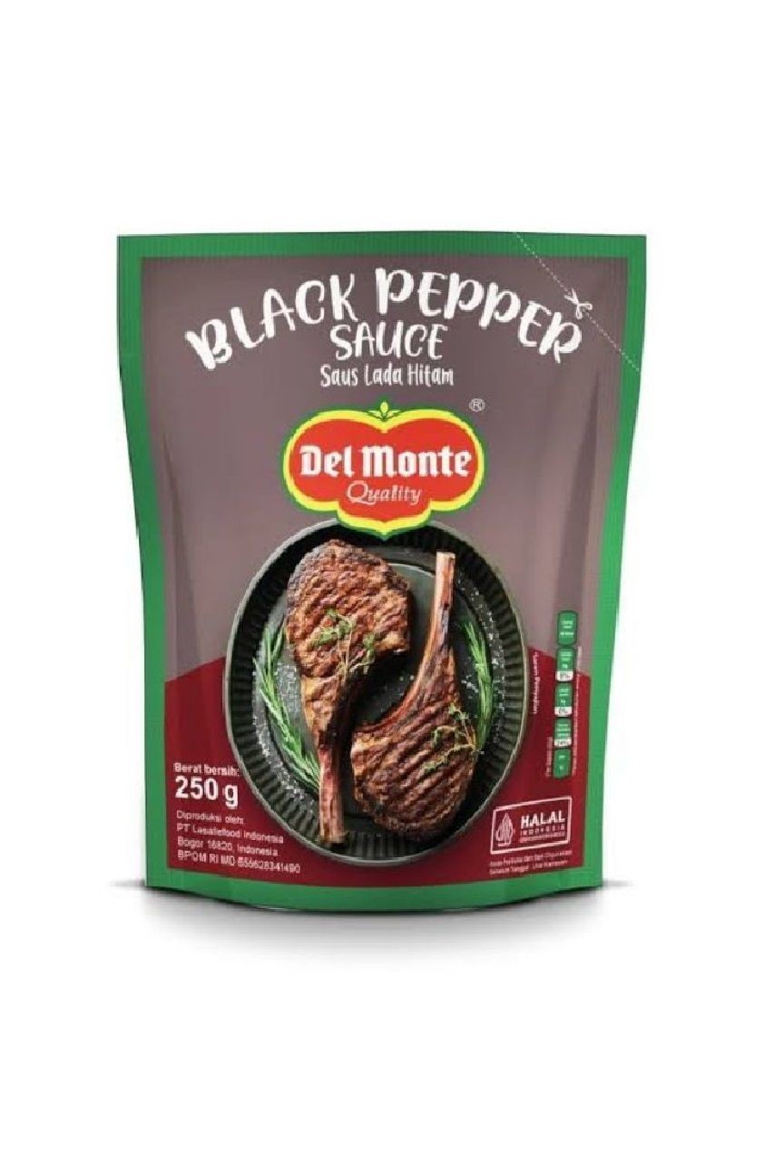 Del Monte Black Pepper Sauce – Lada Hitam - Karabiber 250g