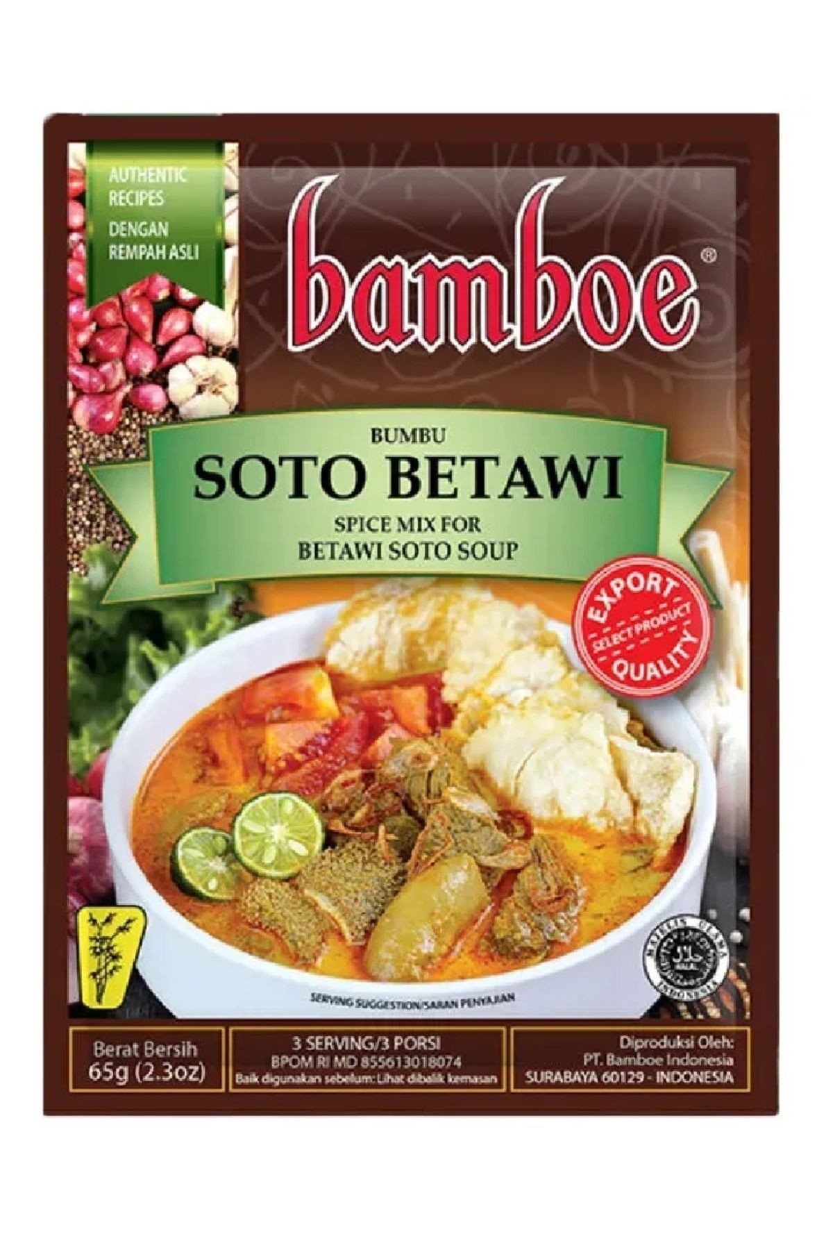 Soto Betawi spice mix for betawi soto soup 65g 1 paket