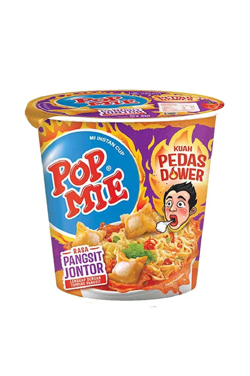Pop Mie Pedas Dower Pangsit Janyot – Acılı instant noodle ve çıtır pangsit