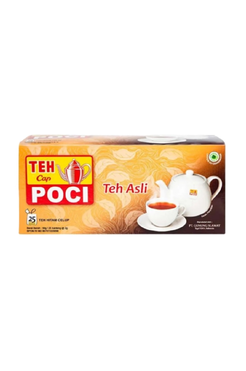 Teh Cap Poci 25 Sachet 1 Paket - Teh Asli