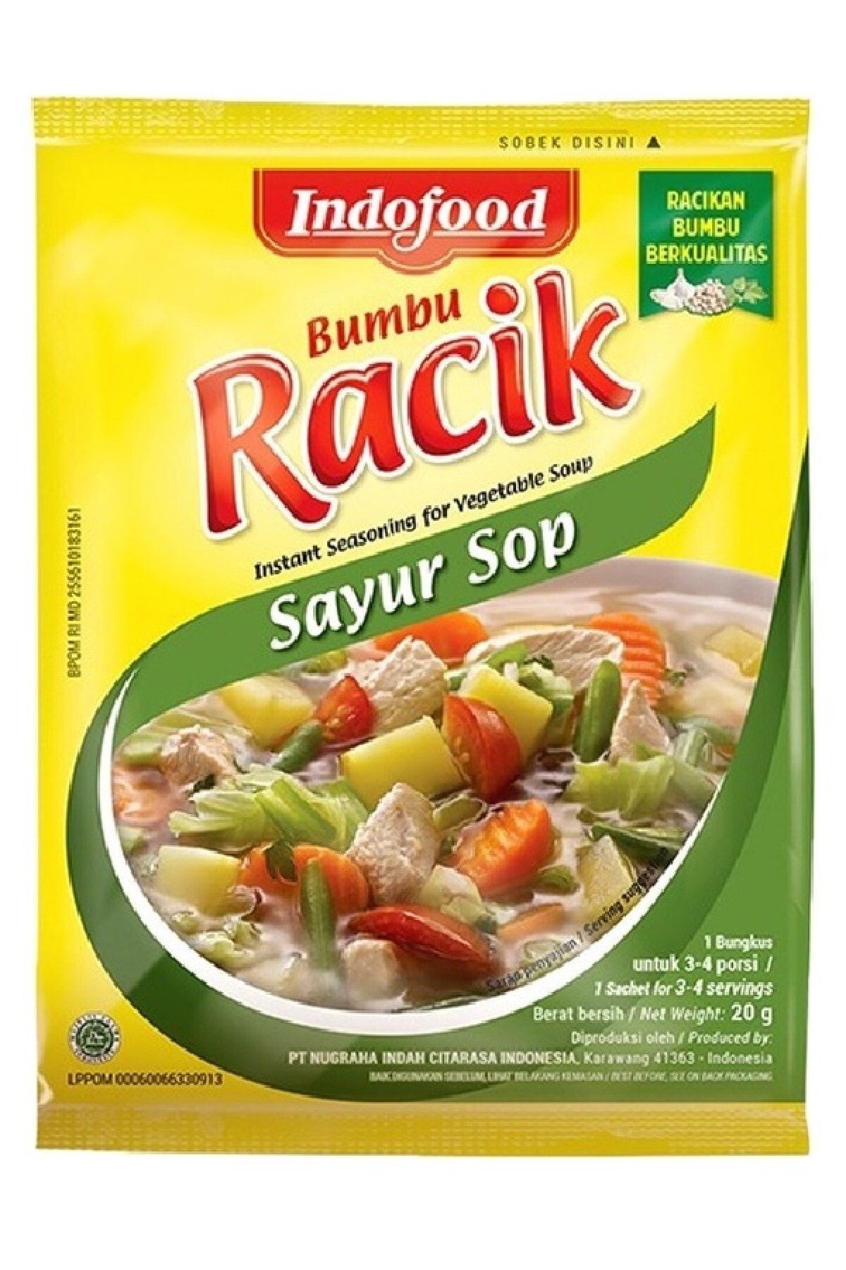 Racik Bumbu Sayur Sop 20gr