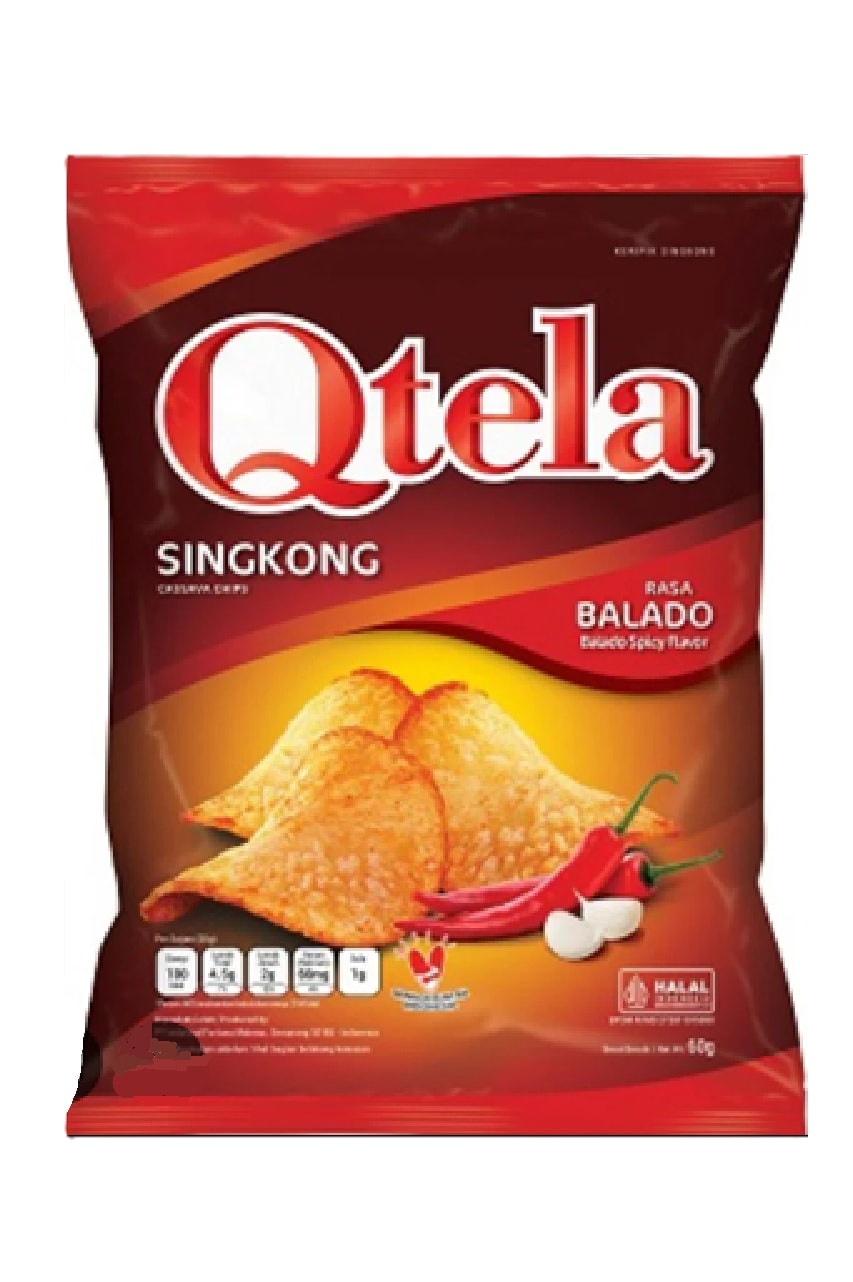 Qtela SINGKONG rasa BALADO Flavor