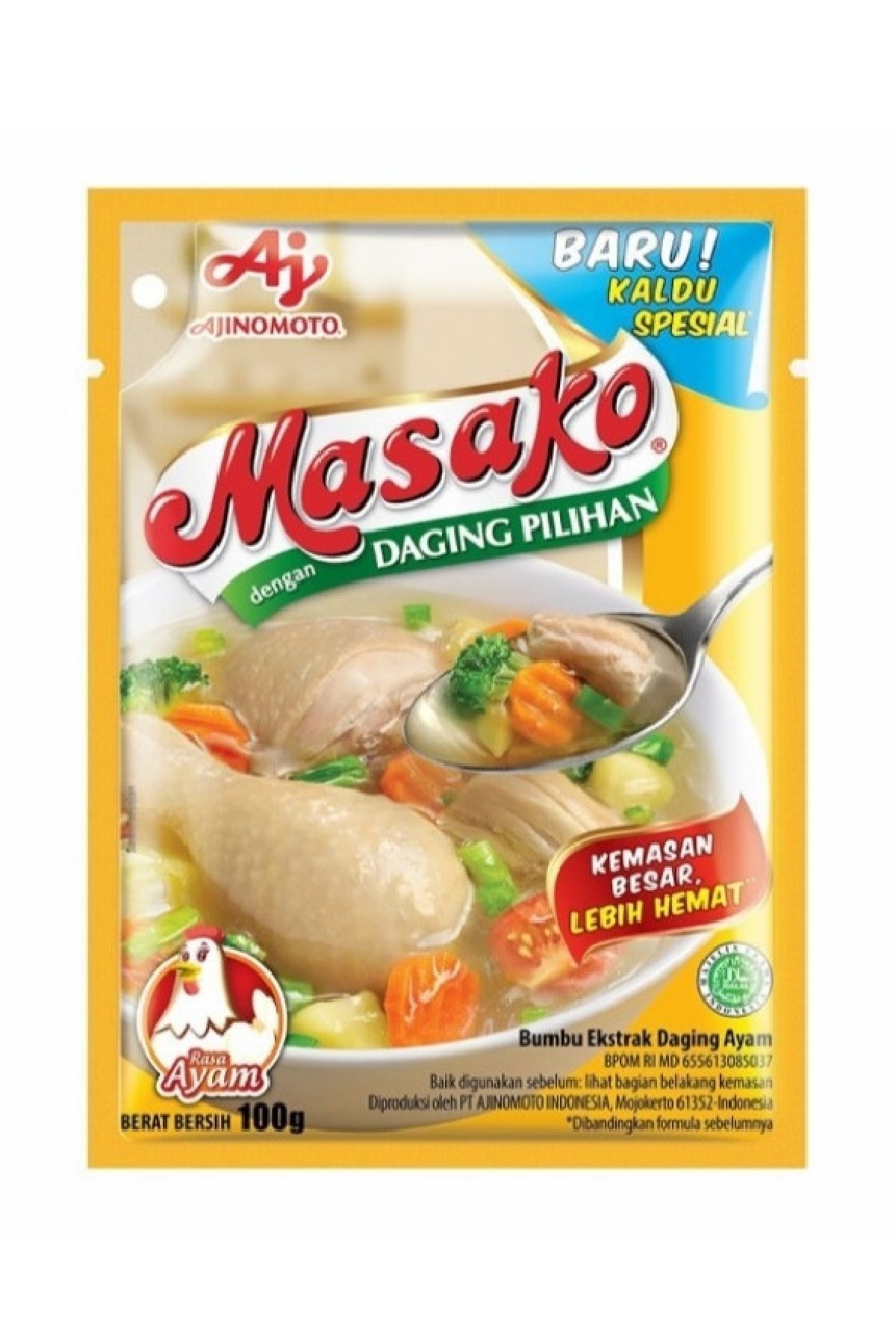 Masako Daging Pilihan AYAM 100g 1 paket