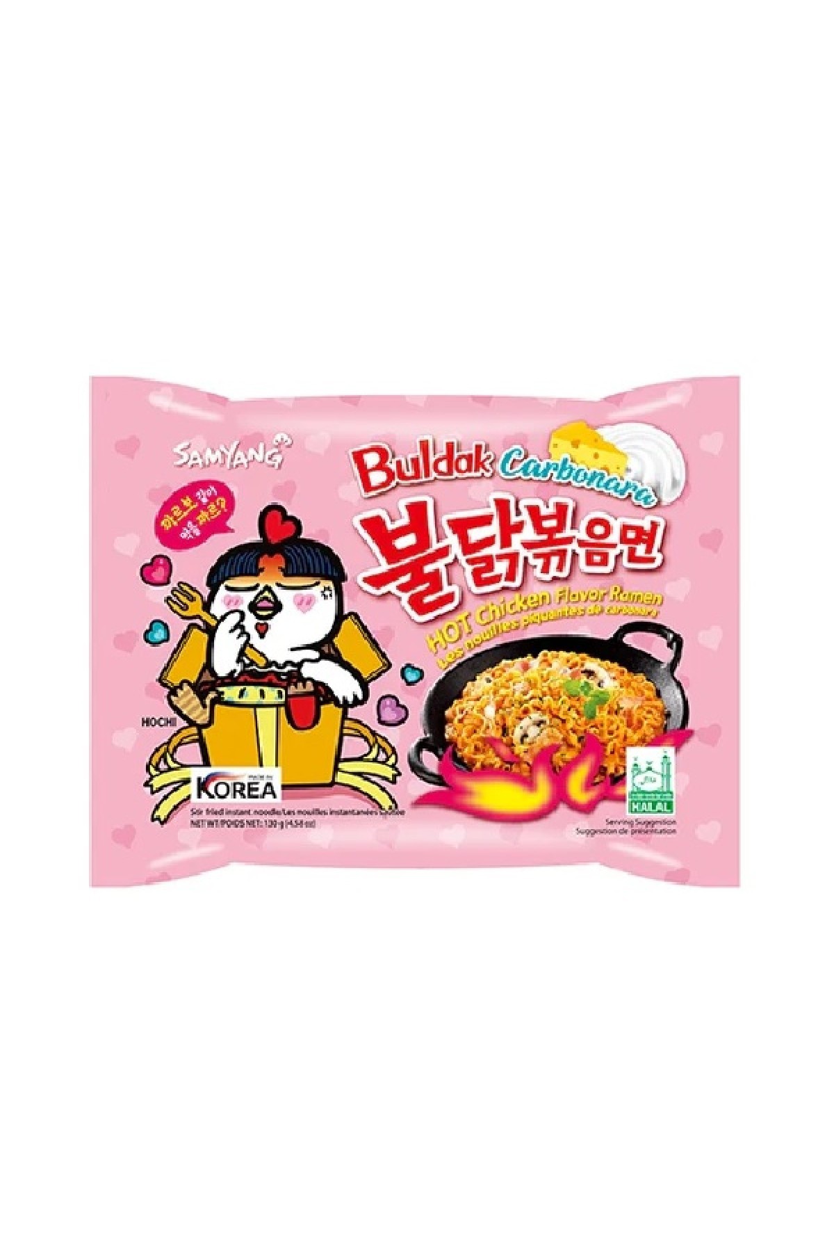 Samyang Carbonara Hot Chicken Ramen HALAL Korea 1 adet
