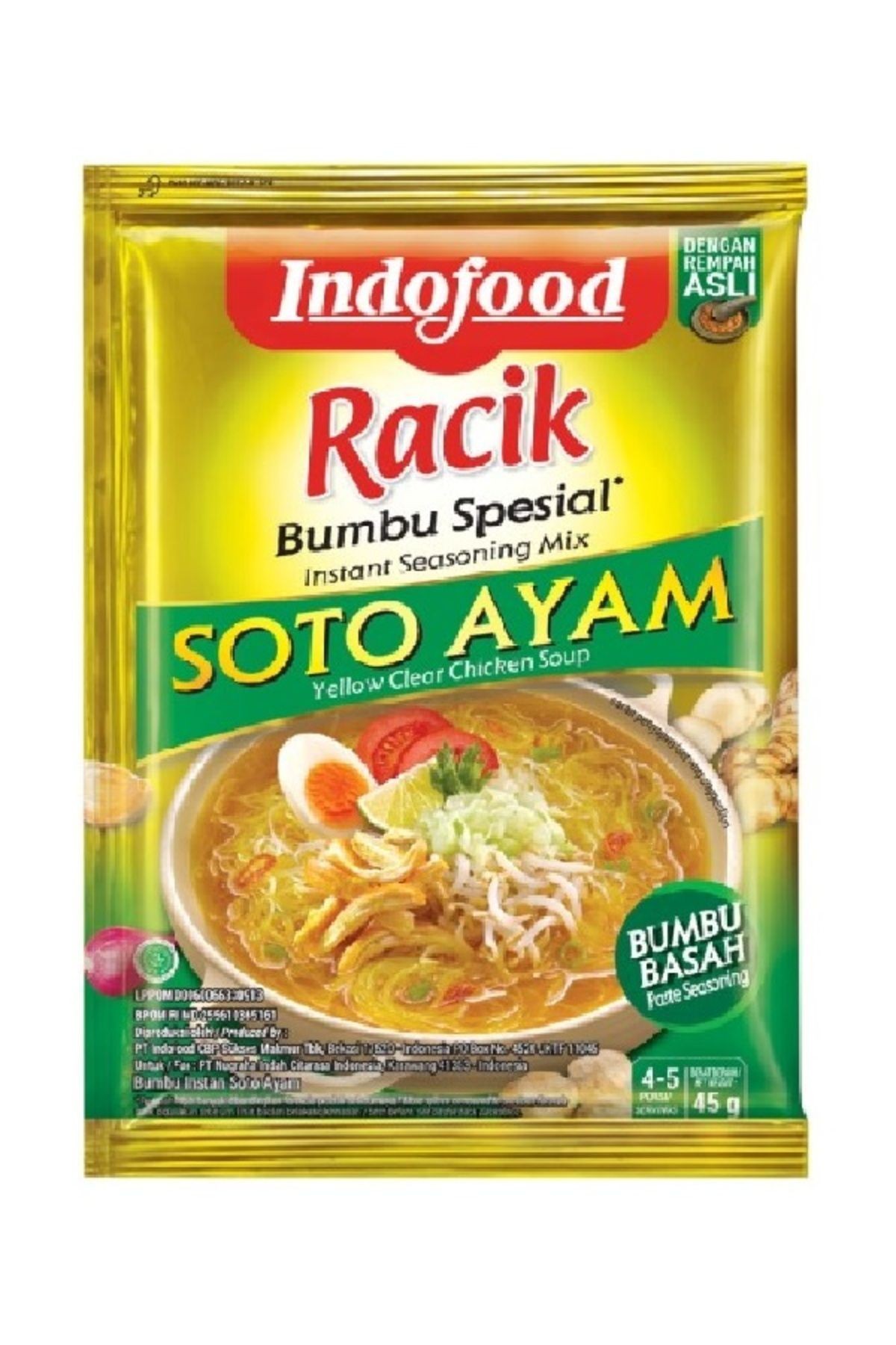 racik SOTO AYAM bumbu spesial instant seasoning mix 45g 1 paket