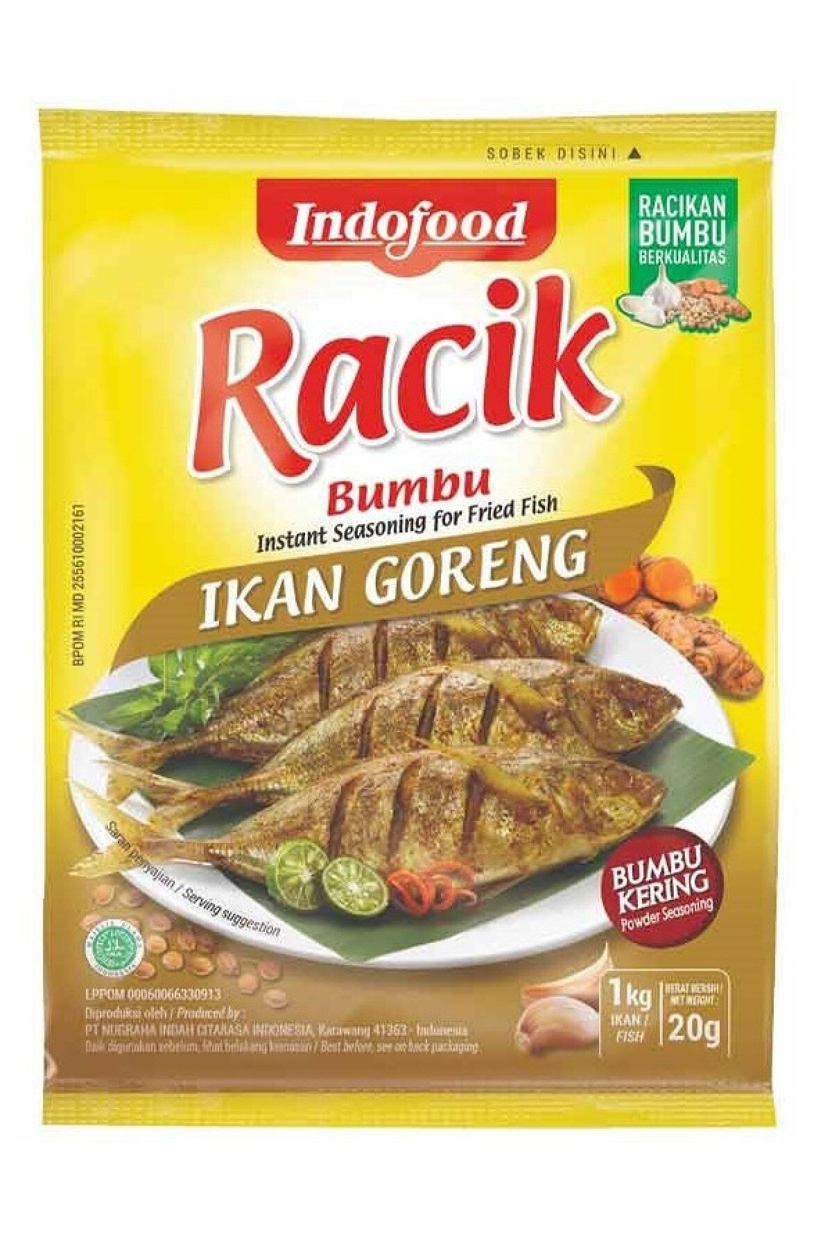 Racik Bumbu Ikan Goreng 20gr