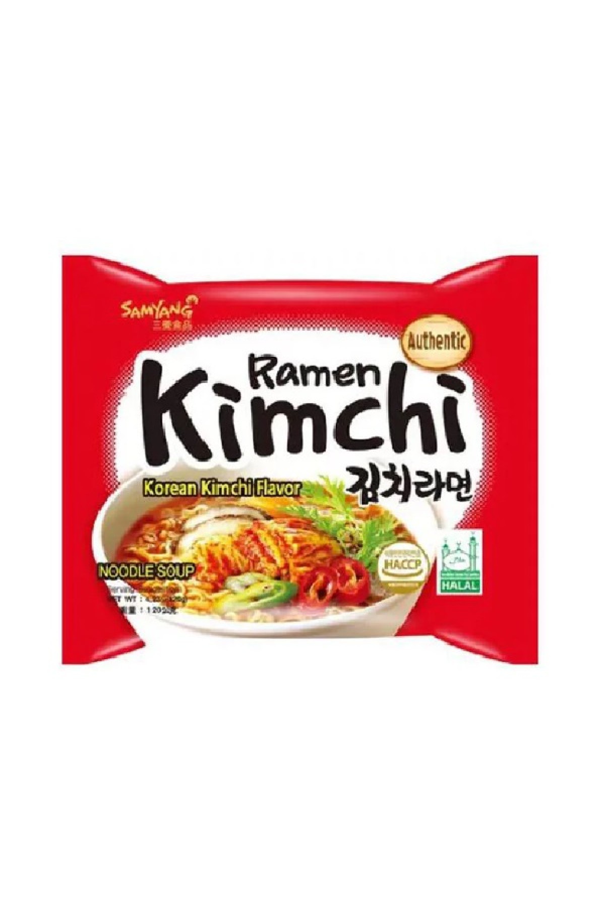 Samyang Ramen Kimchi Korean Kimchi Flavor HALAL Korea 1 adet