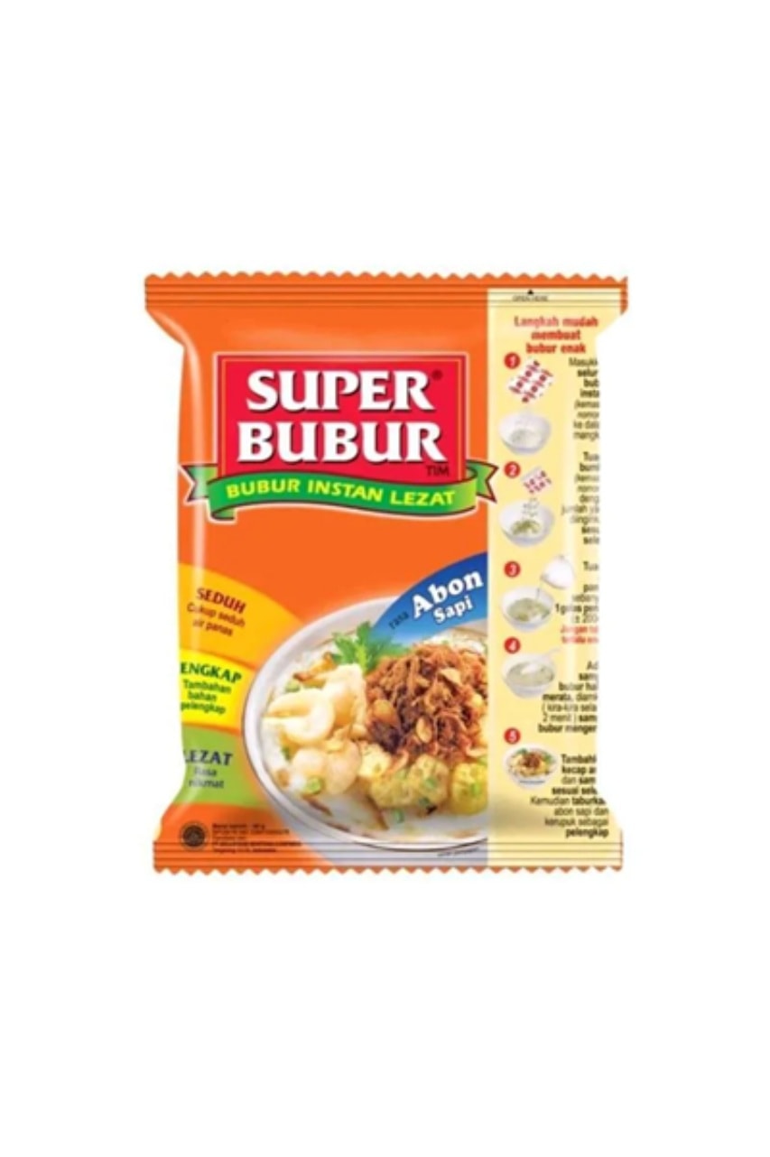 Super Bubur rasa Abon Sapi 49g – Pratik Et Sulu Hazır Lapa  1 Adet
