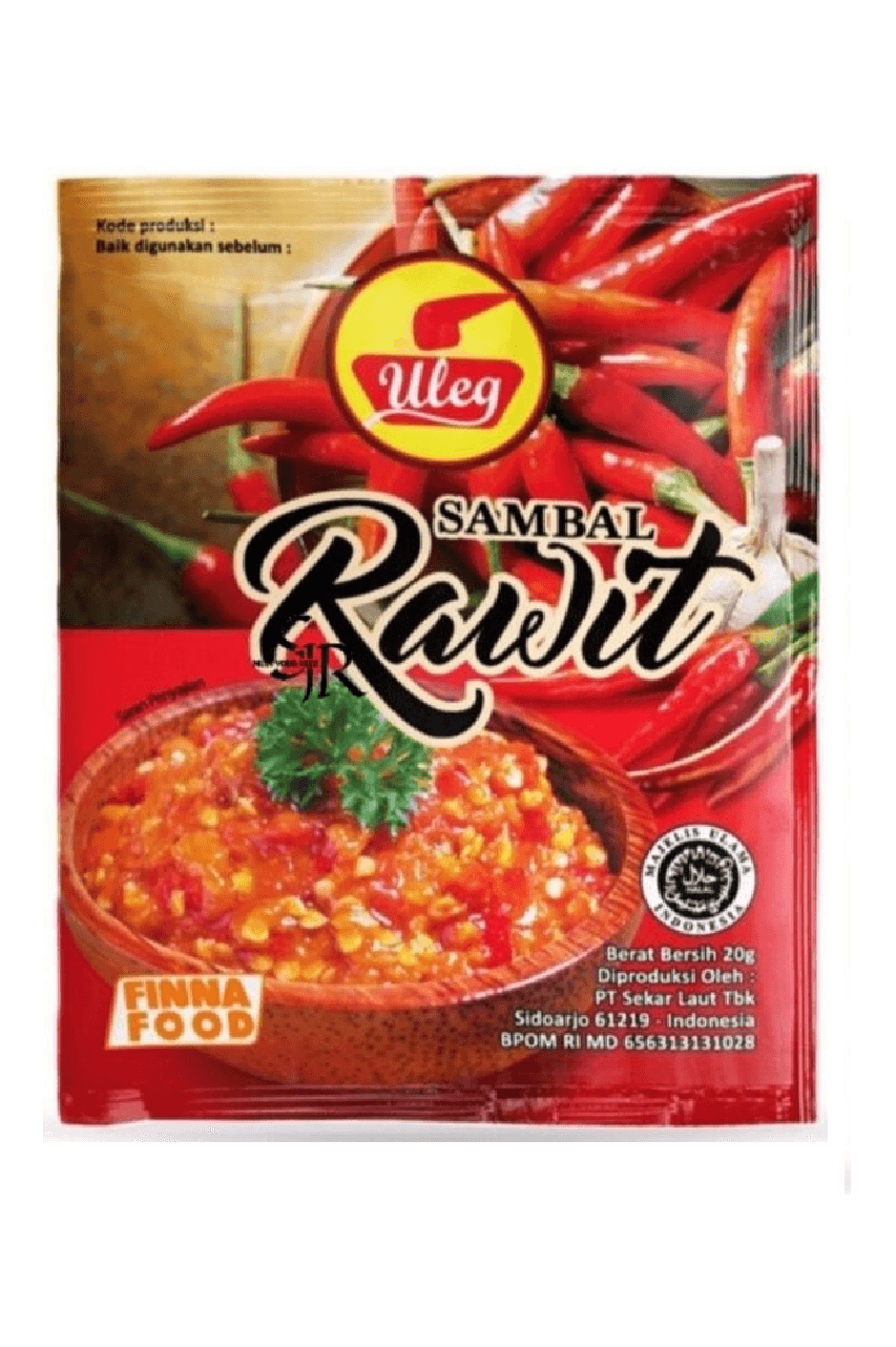 Uleg Sambal Rawit 18 gr – Acı Biber Sosu, Endonezya Usulü Lezzet