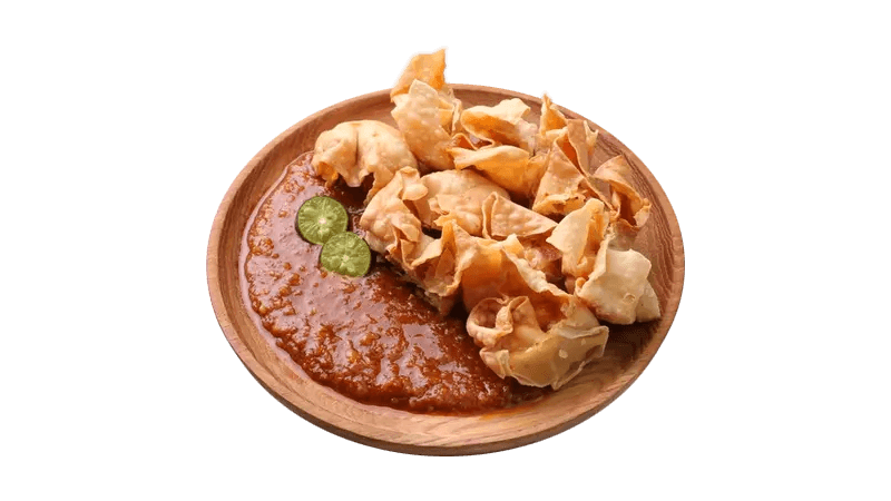 Batagor (Kızarmış Balık Köftesi ve Tofu – Fıstık Soslu)