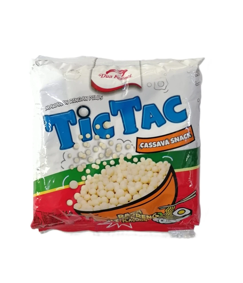 TİCTAC cassava snack rasa mie goreng/fried noodle flavour 14gr 1 paket