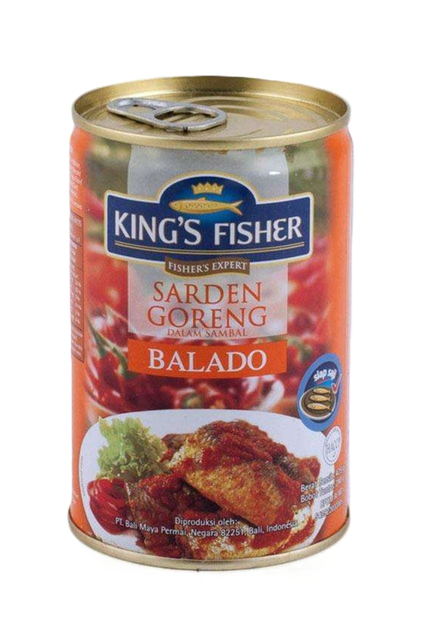 King's Fisher sarden goreng - fried sardines dalam sambal balado 100 gr
