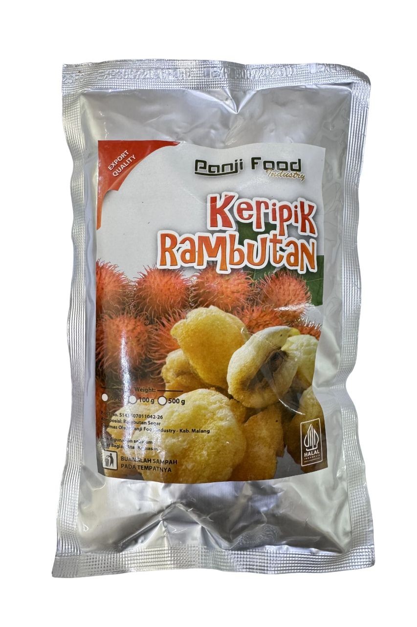Panji Food Keripik Rambutan – Rambutan meyveli çıtır atıştırmalık