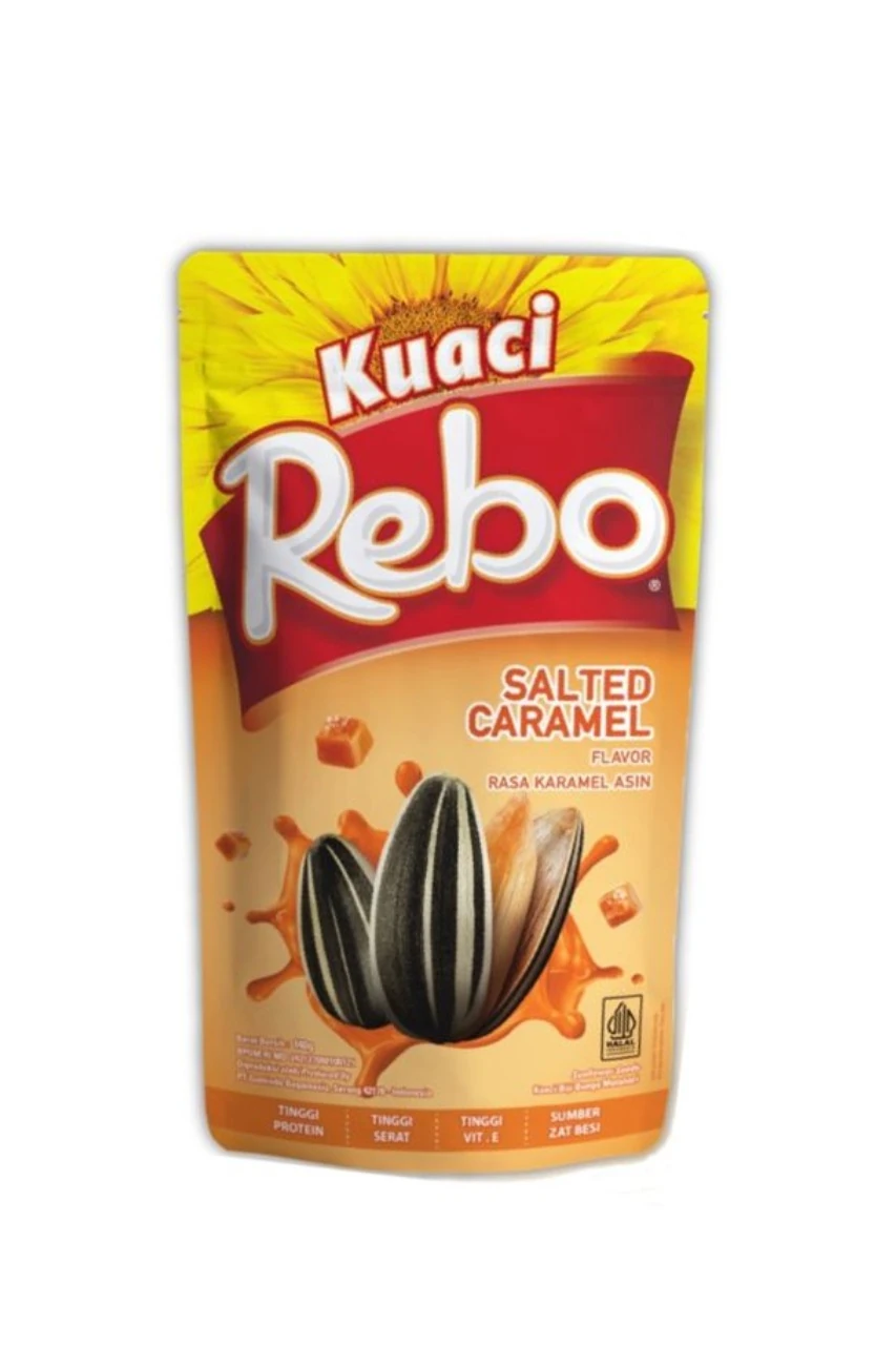 REBO kuaci Sunflower Seeds Salted Caramel 140gr