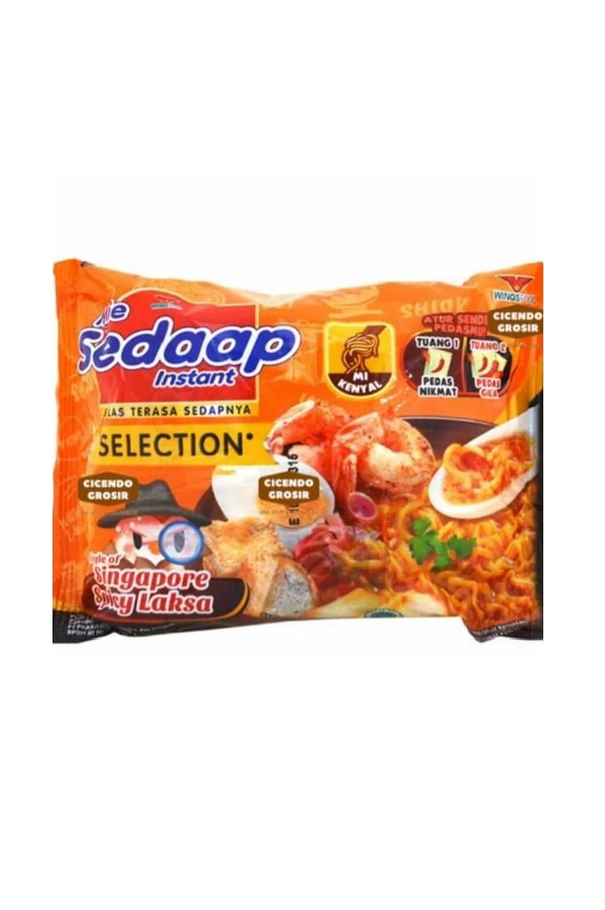 mie sedaap instant style of singapore spicy laksa 83gr