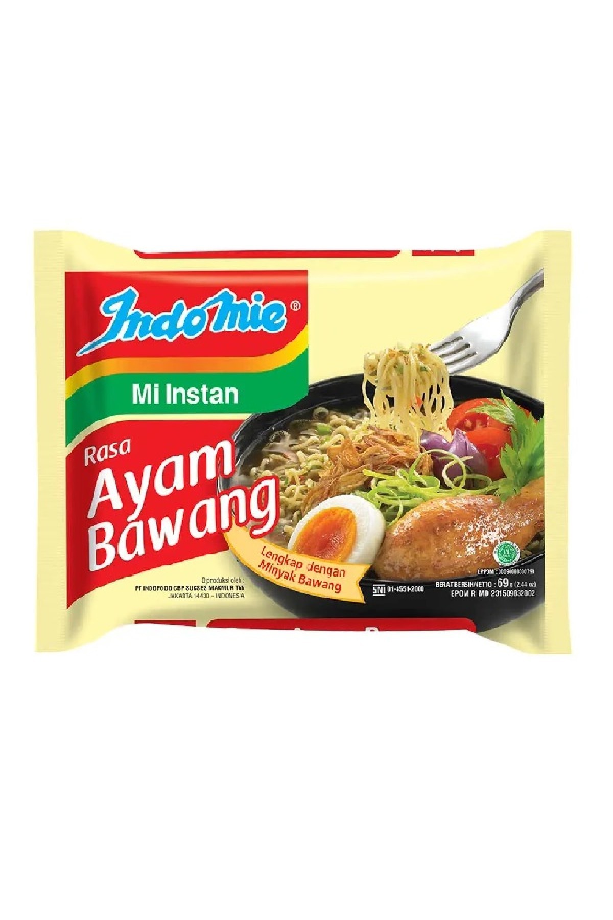 Indomie noodles AYAM BAWANG 91g 1 paket