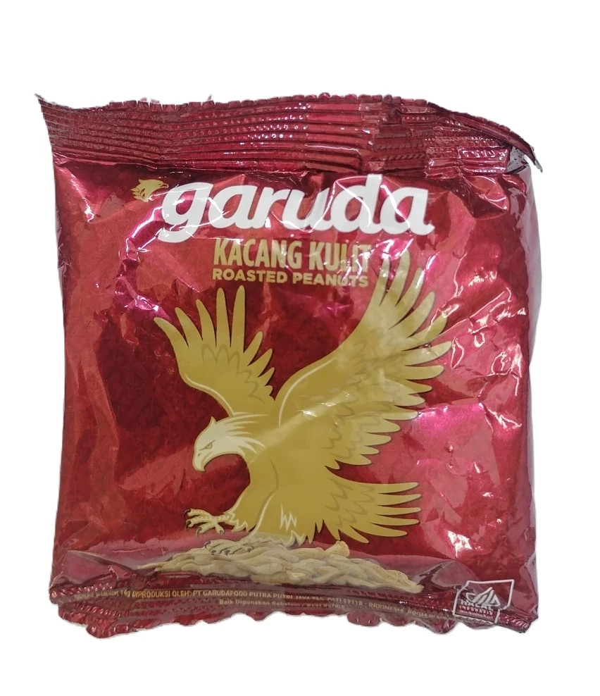 Garuda Kacang Kulit Roasted Peanuts 14 gr 1 adet