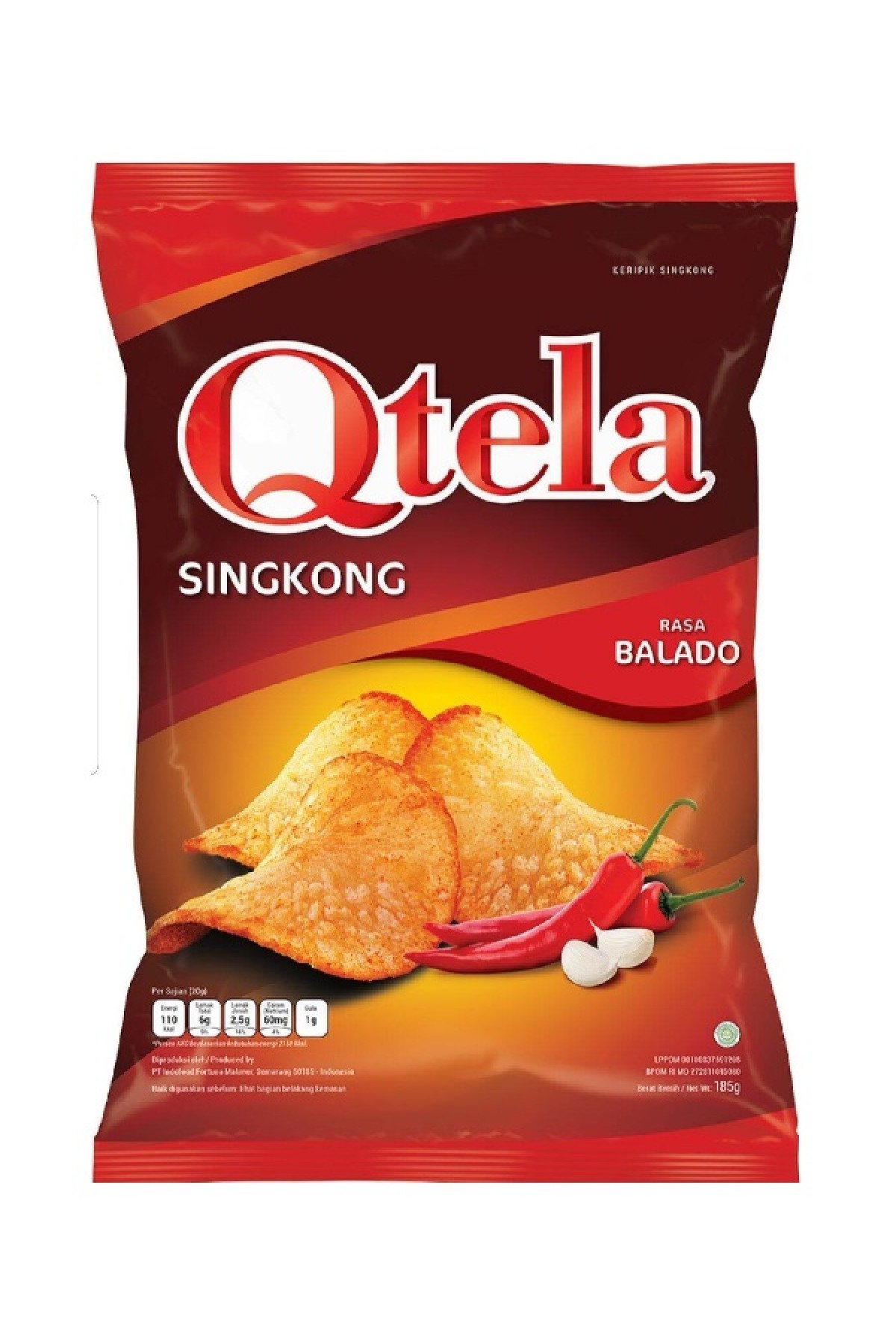 Qtela SINGKONG rasa BALADO Flavor