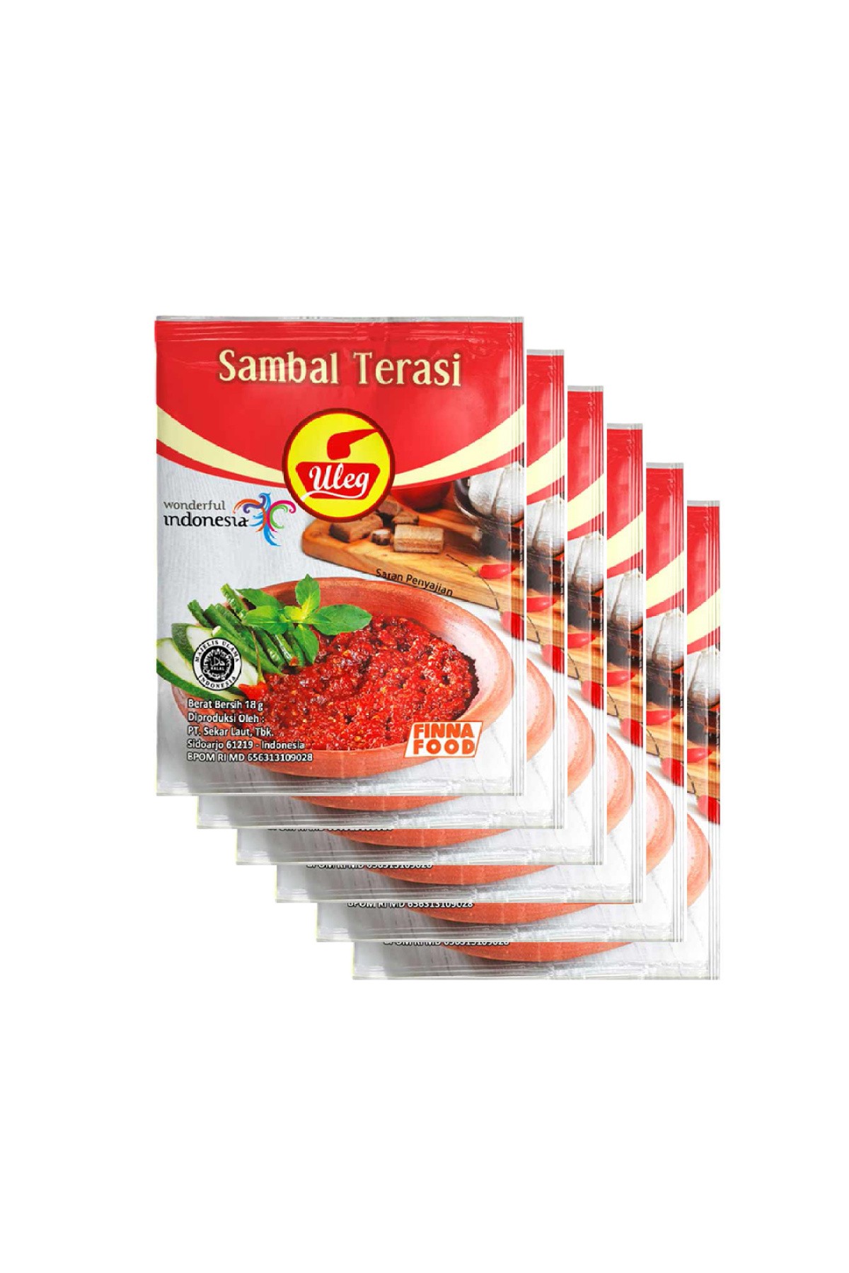 Uleg sambal terasi 18g 6 paket