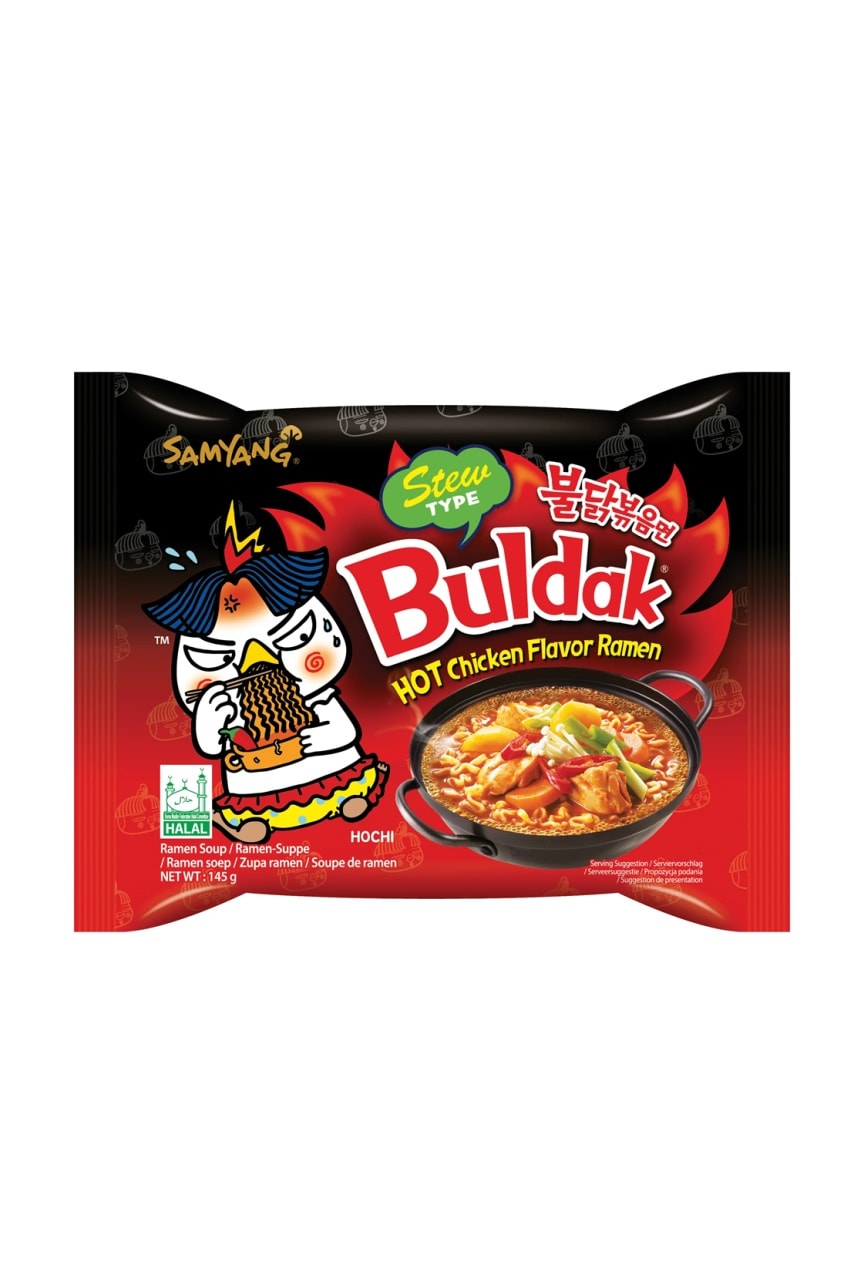 Samyang Buldak Stew Type HOT Chicken Flavor Ramen 145 gr  HALAL Korea  1 Adet - Acılık seviyesi (lv) 7/10