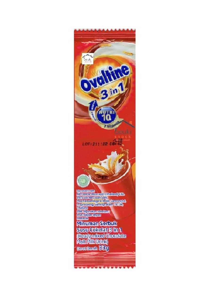 Ovaltine 3 in 1 33g Sachet 1 Adet – Sütlü malt içecek karışımı